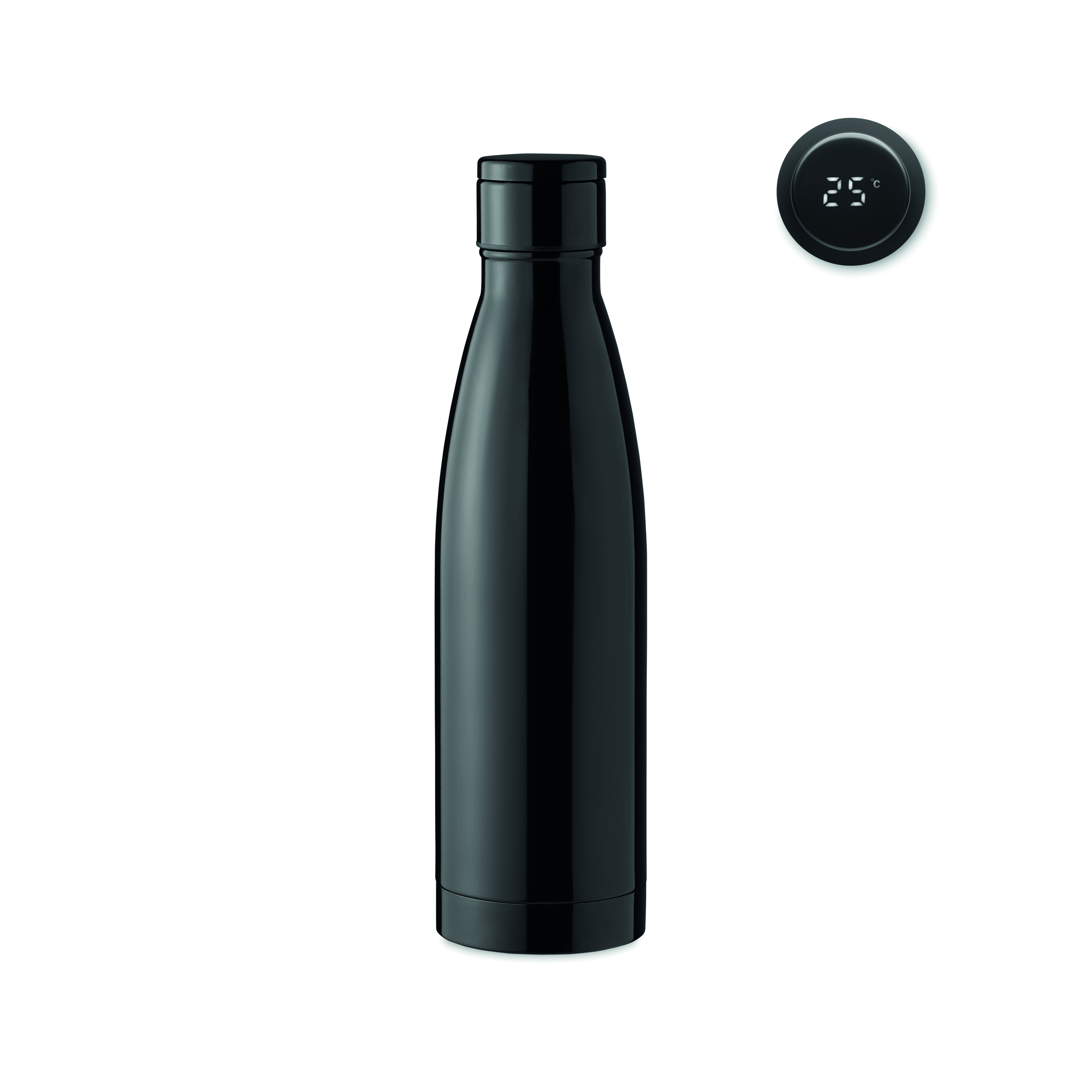Bouteille thermomètre isotherme 500 ml