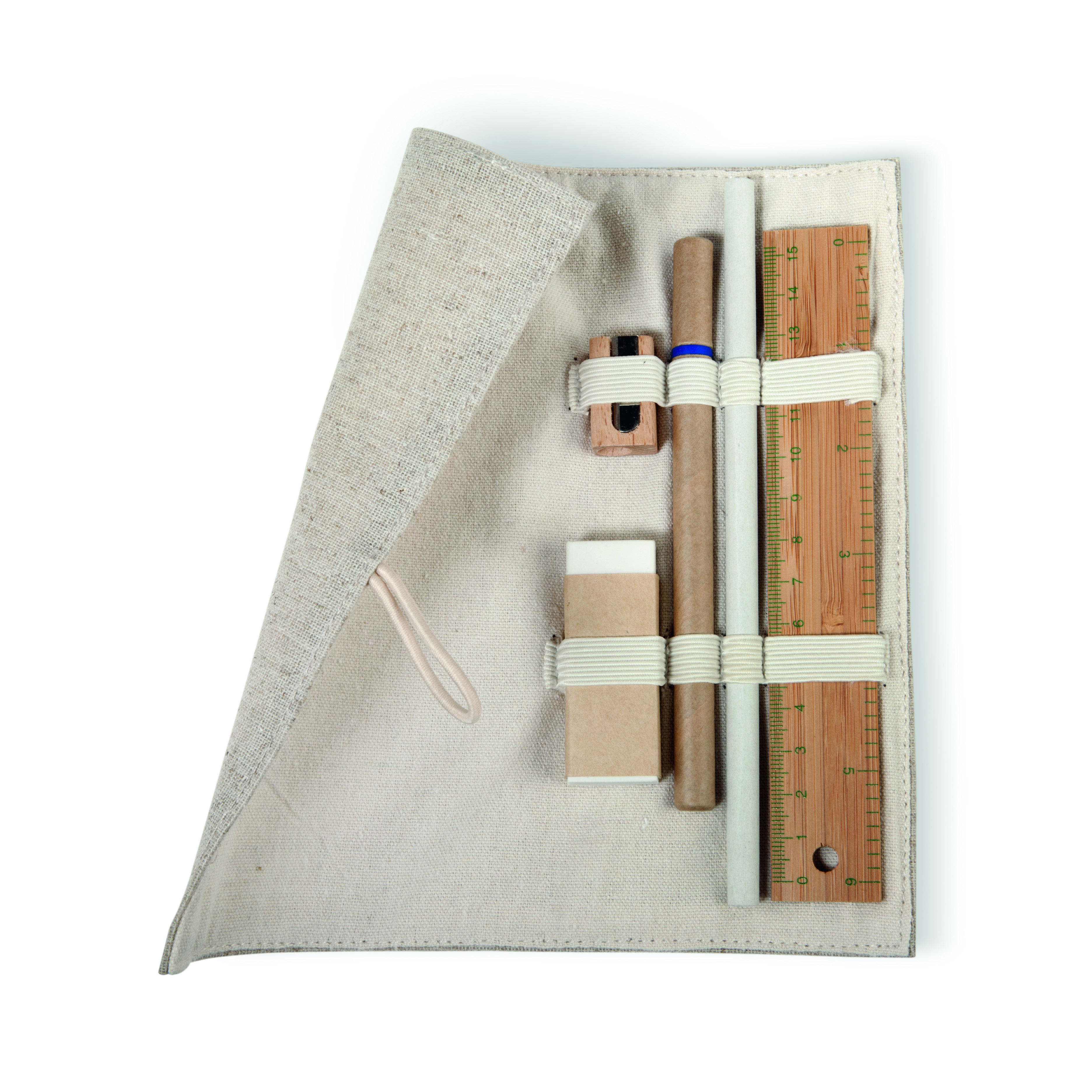 Set d'écriture pochette coton