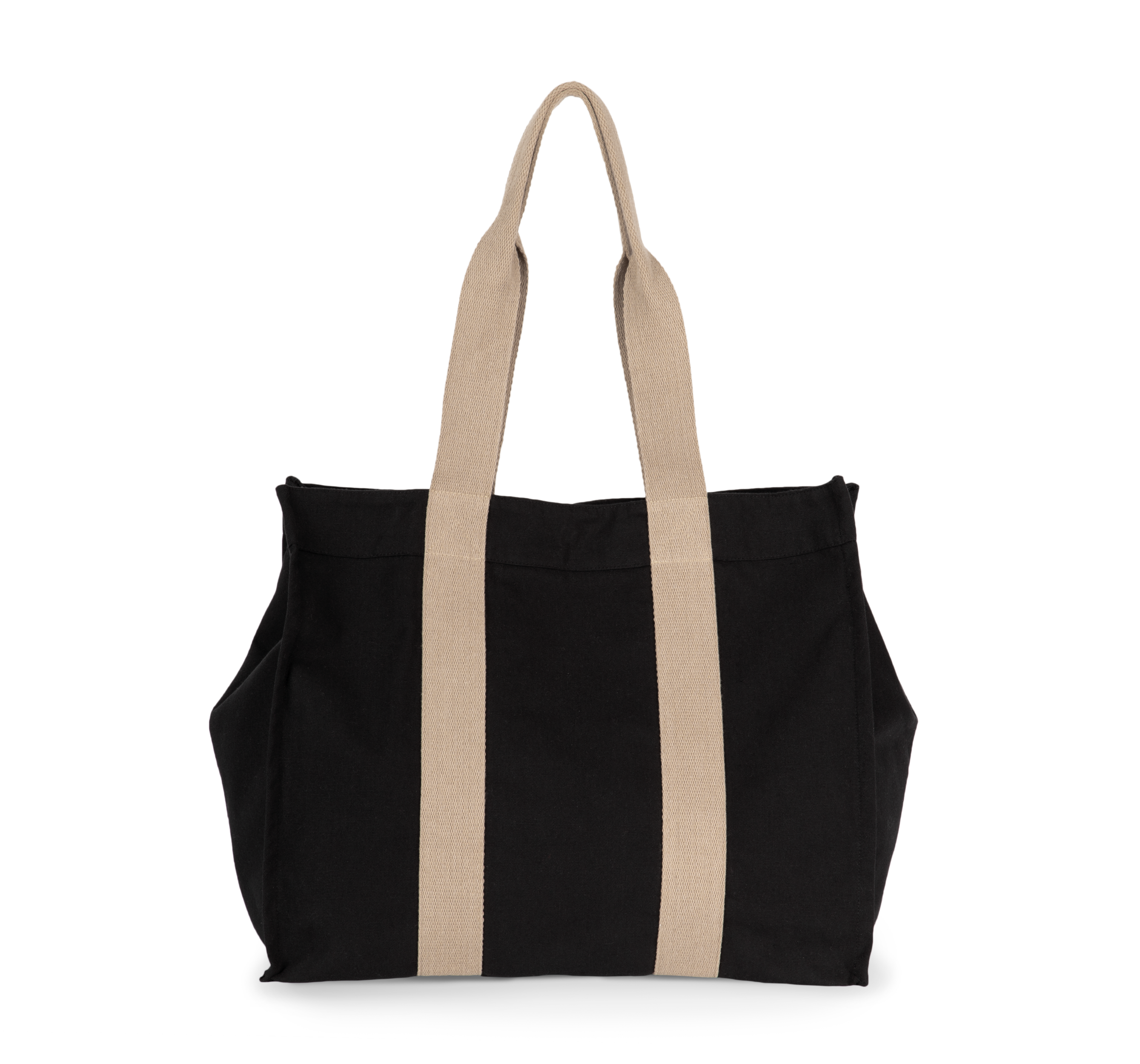Grand sac shopping à soufflet recyclé