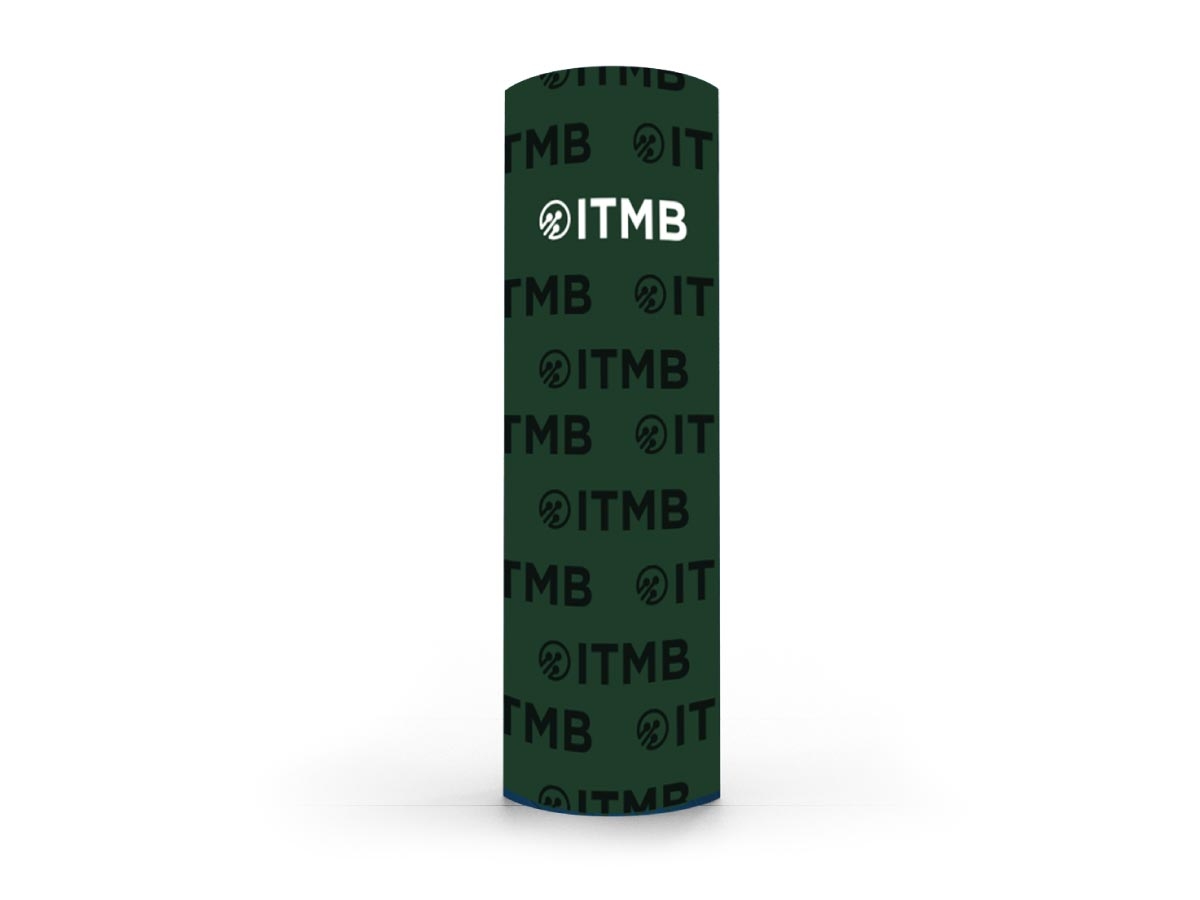 Totem carton publicitaire - Elliptique