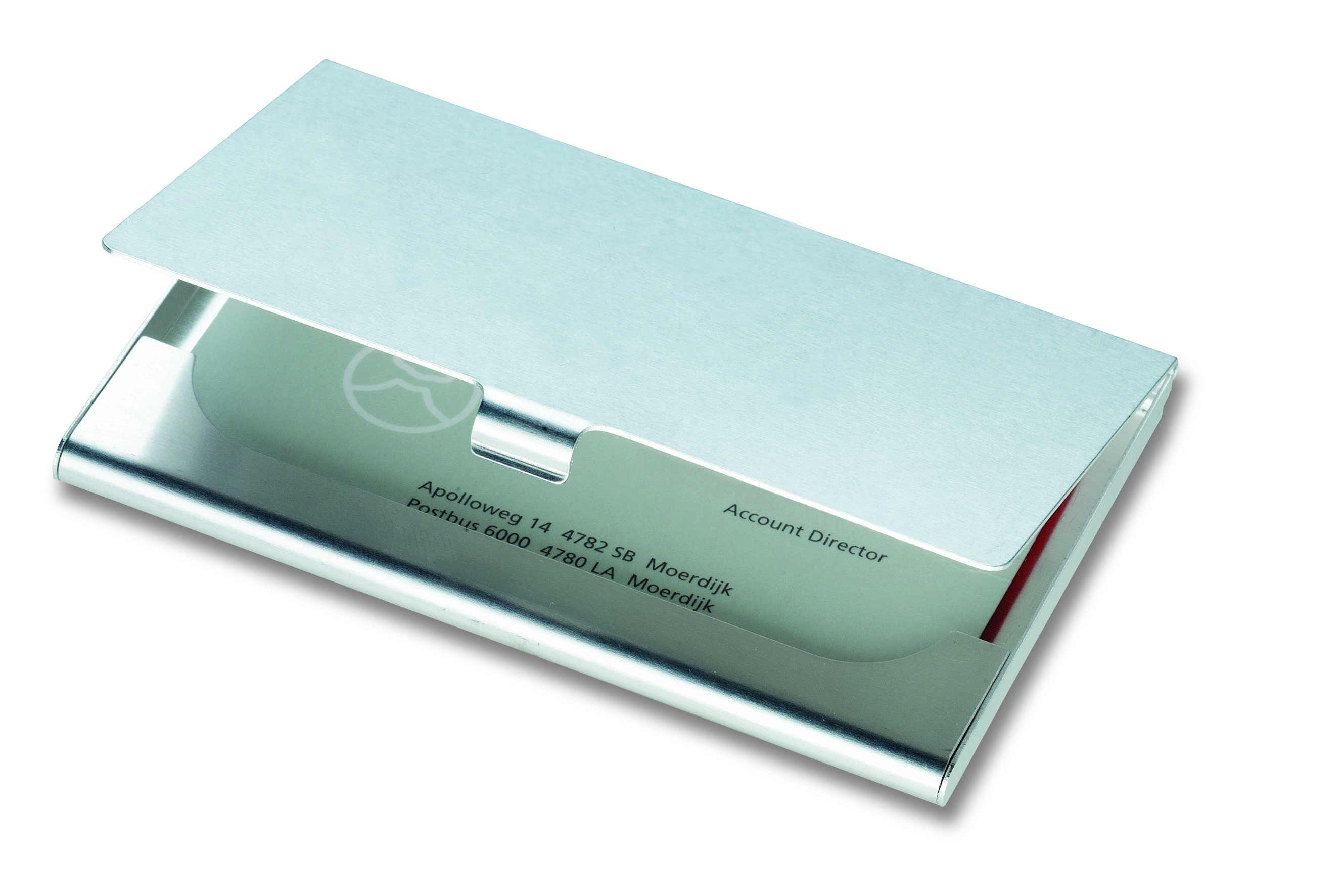Étui en aluminium pour cartes de visite