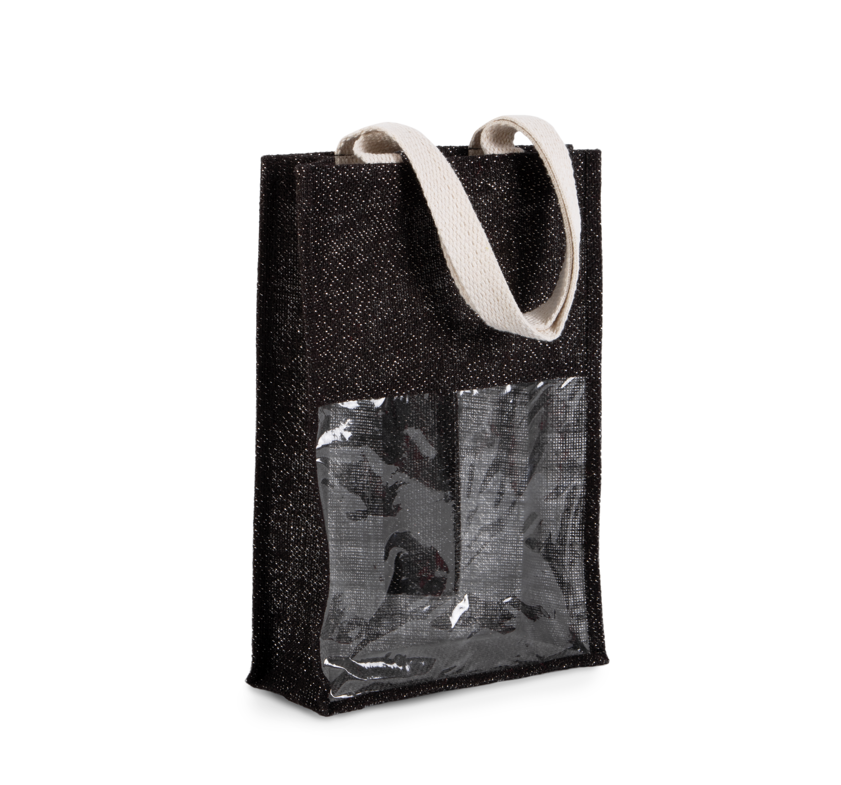 Sac porte-bouteilles en jute