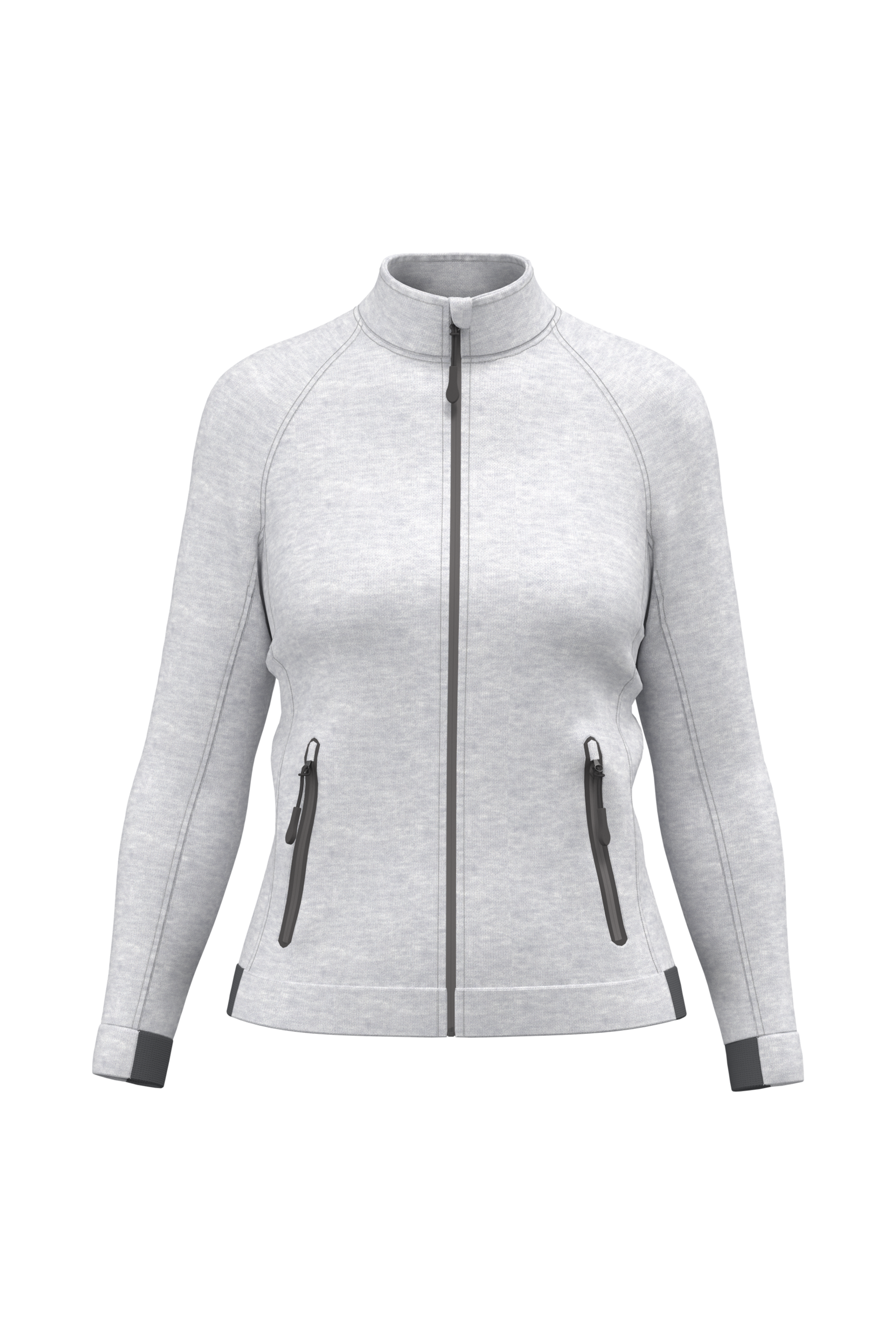 Veste à col montant en polyester/élasthanne - Femme