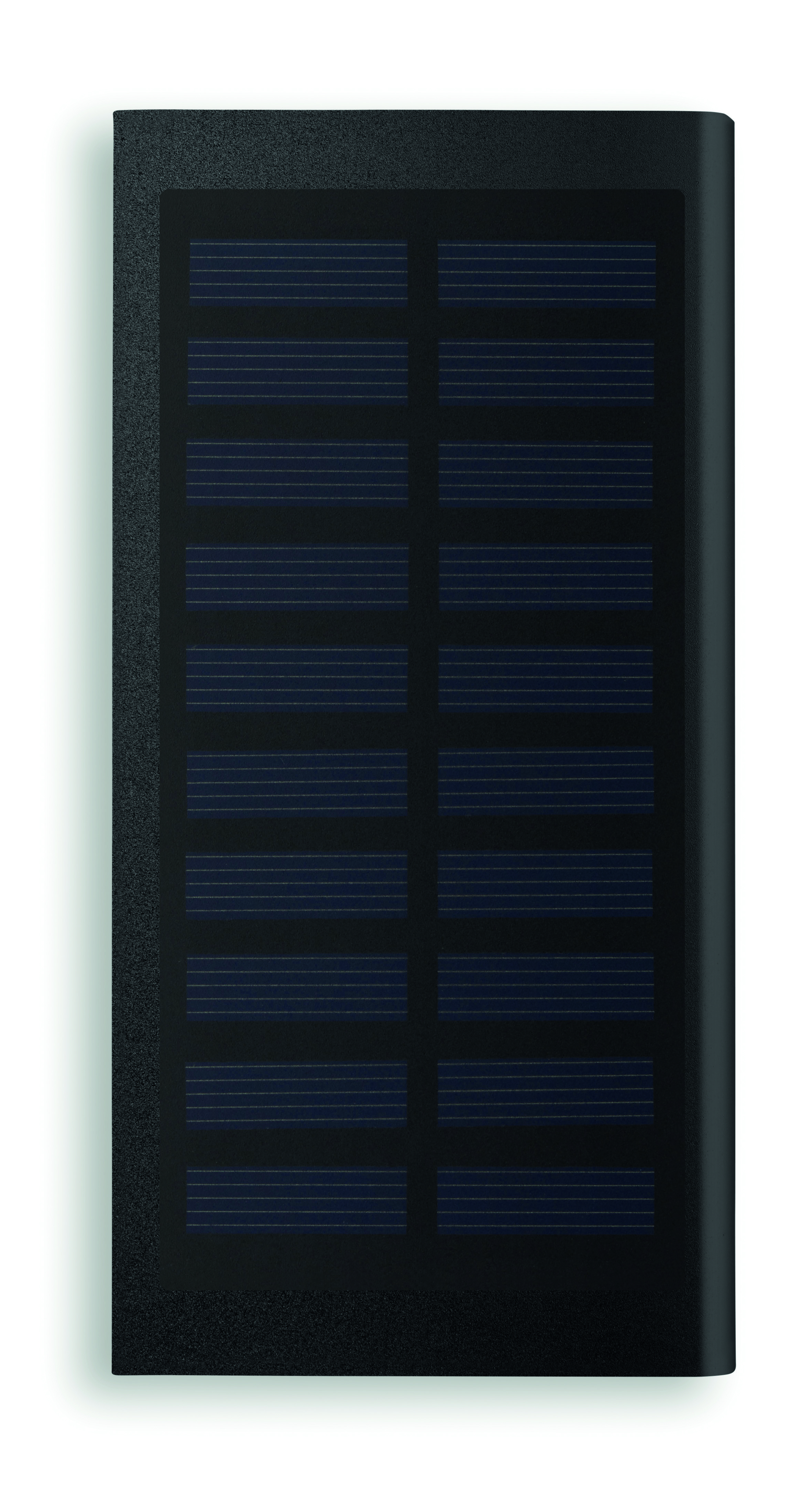 Batterie externe solaire 8000 mAh aluminium recyclé