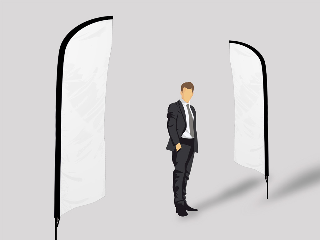 Beachflag plume 3 m personnalisé