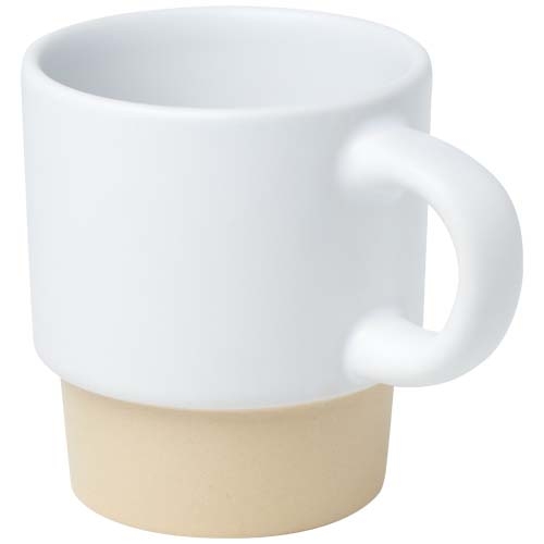 Tasse à espresso empilable Olympia de 130 ml avec fond en argile