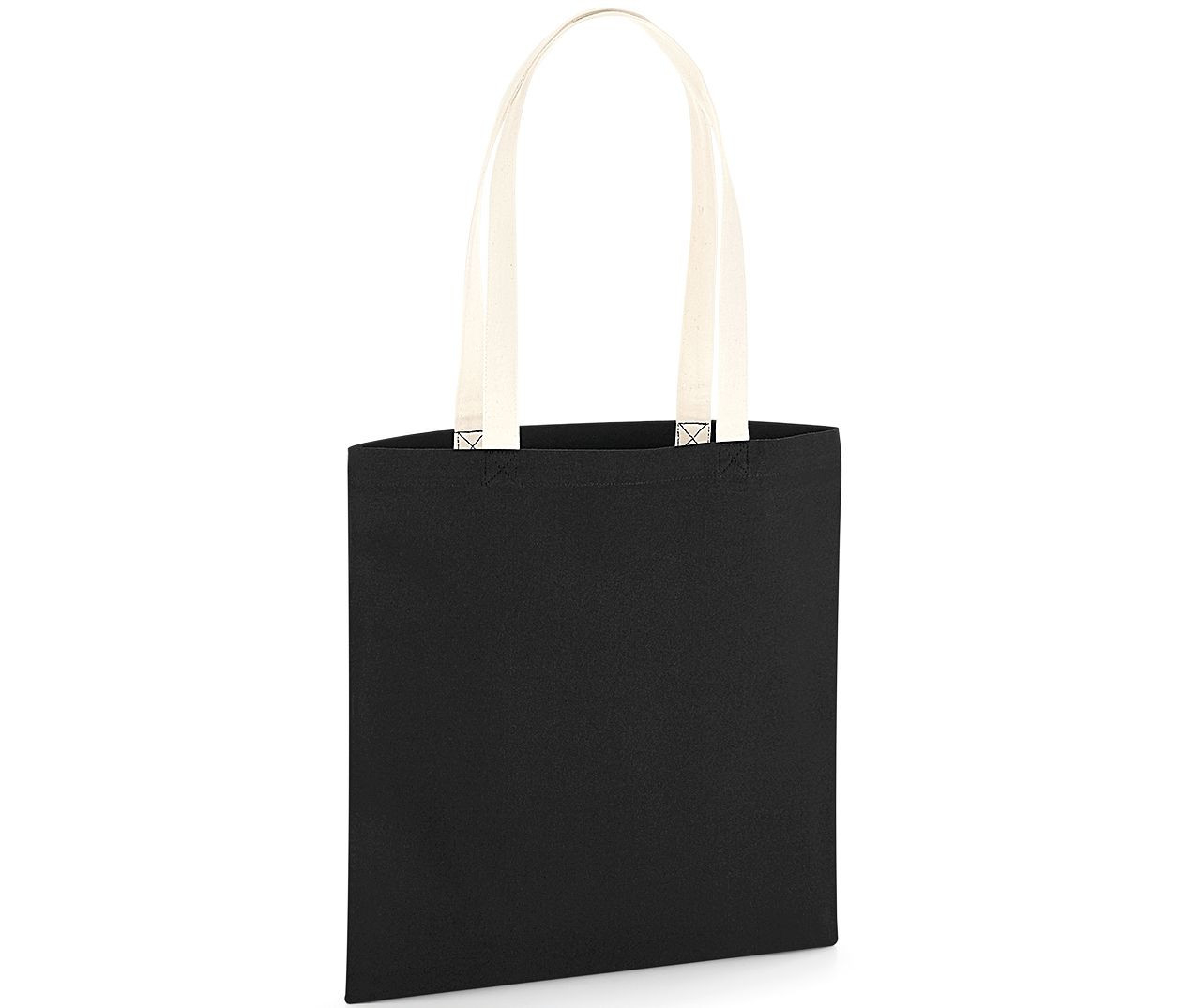 Tote bag Earthaware EARTHAWARE® Organic Bag For Life Contrast Handles en coton bio - Unisexe