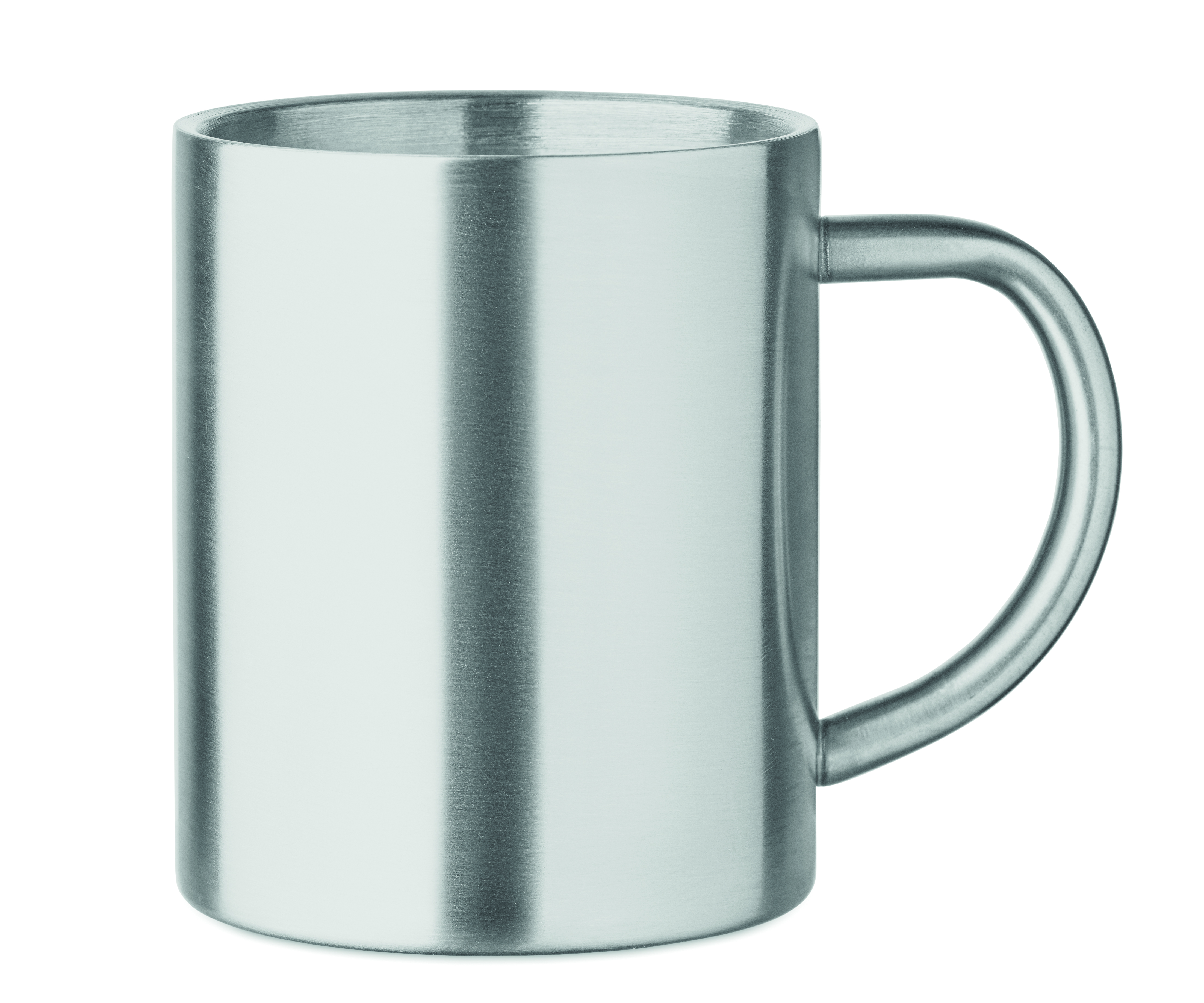 Mug double paroi en acier inox recyclé 260 ml