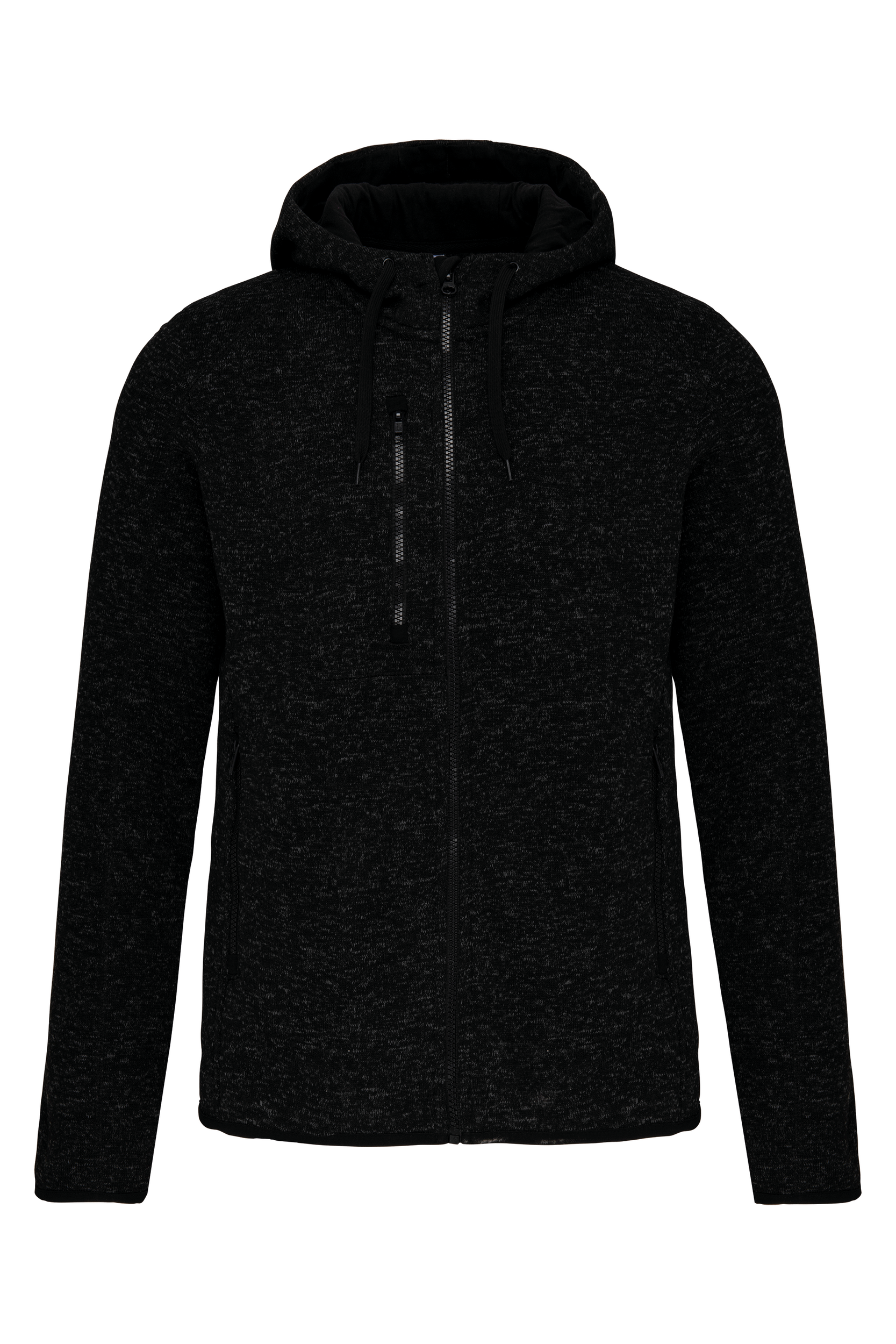 Veste à capuche chinée en polyester - Homme