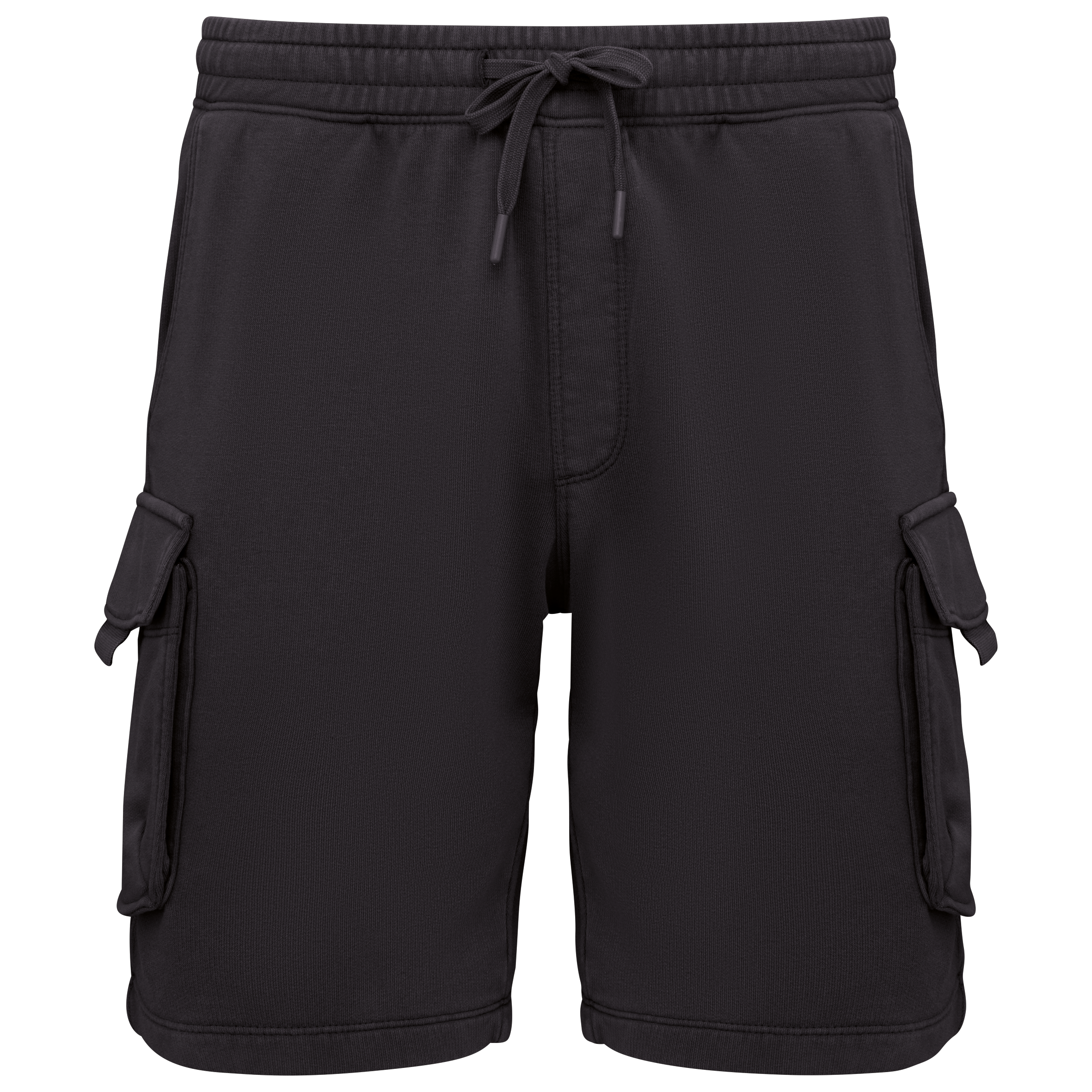 Short cargo écoresponsable délavé French Terry en coton/polyester - Homme
