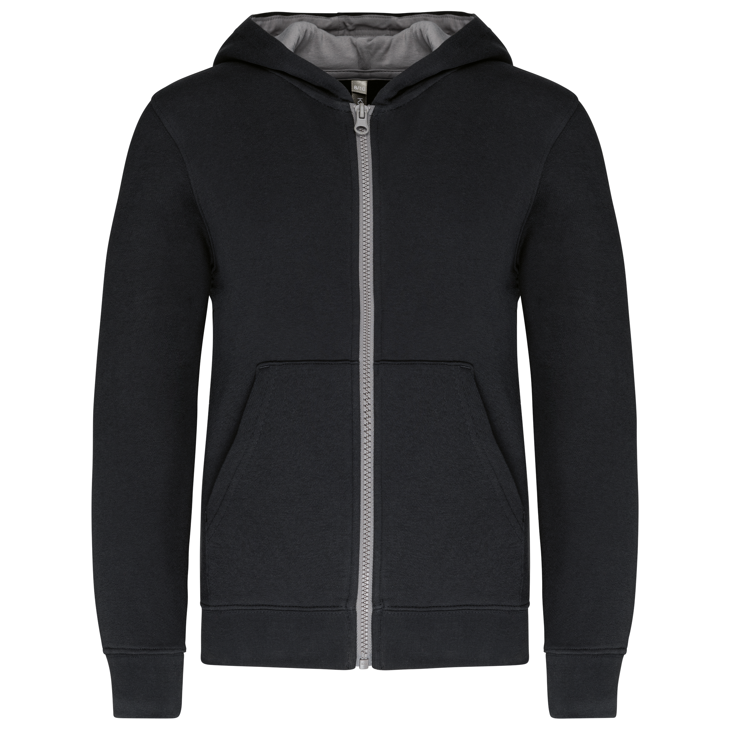 Sweat-shirt zippé K486 en polycoton - Enfant