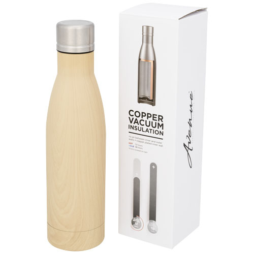 Bouteille isotherme Vasa imitation bois 500ml