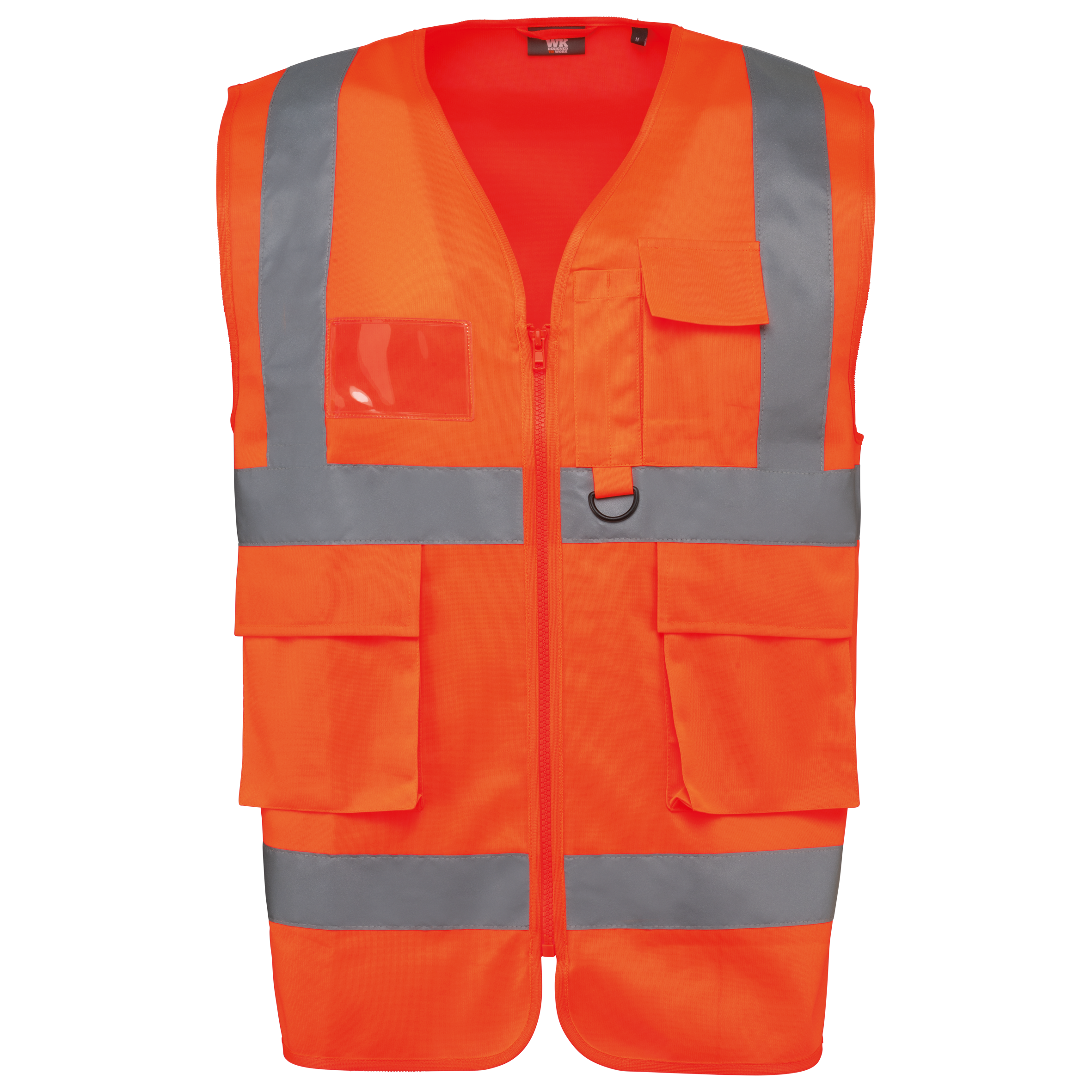 Gilet de sécurité haute visibilité recyclé avec zip - Unisexe