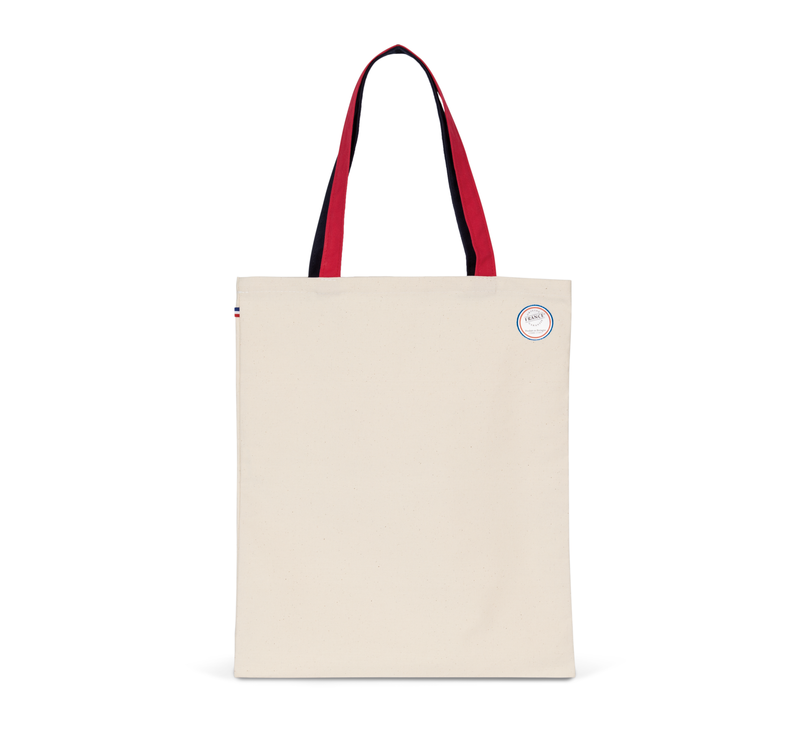 Sac de shopping tricolore Origine France Garantie en coton