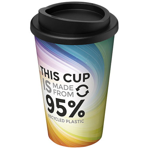 Gobelet avec isolation Brite-Americano® Recycled de 350 ml personnalisable