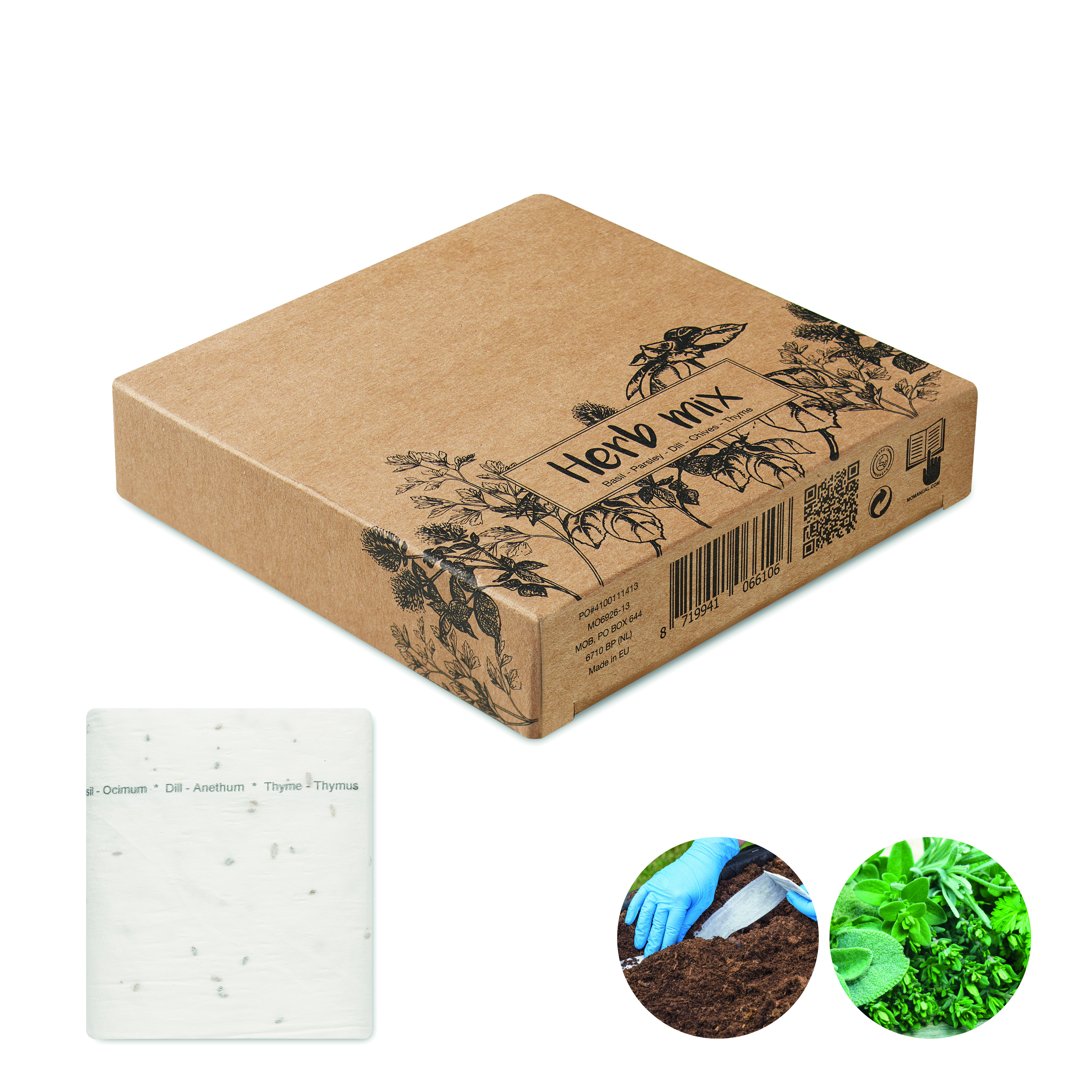 Ruban adhésif 3M graines d'herbes aromatiques