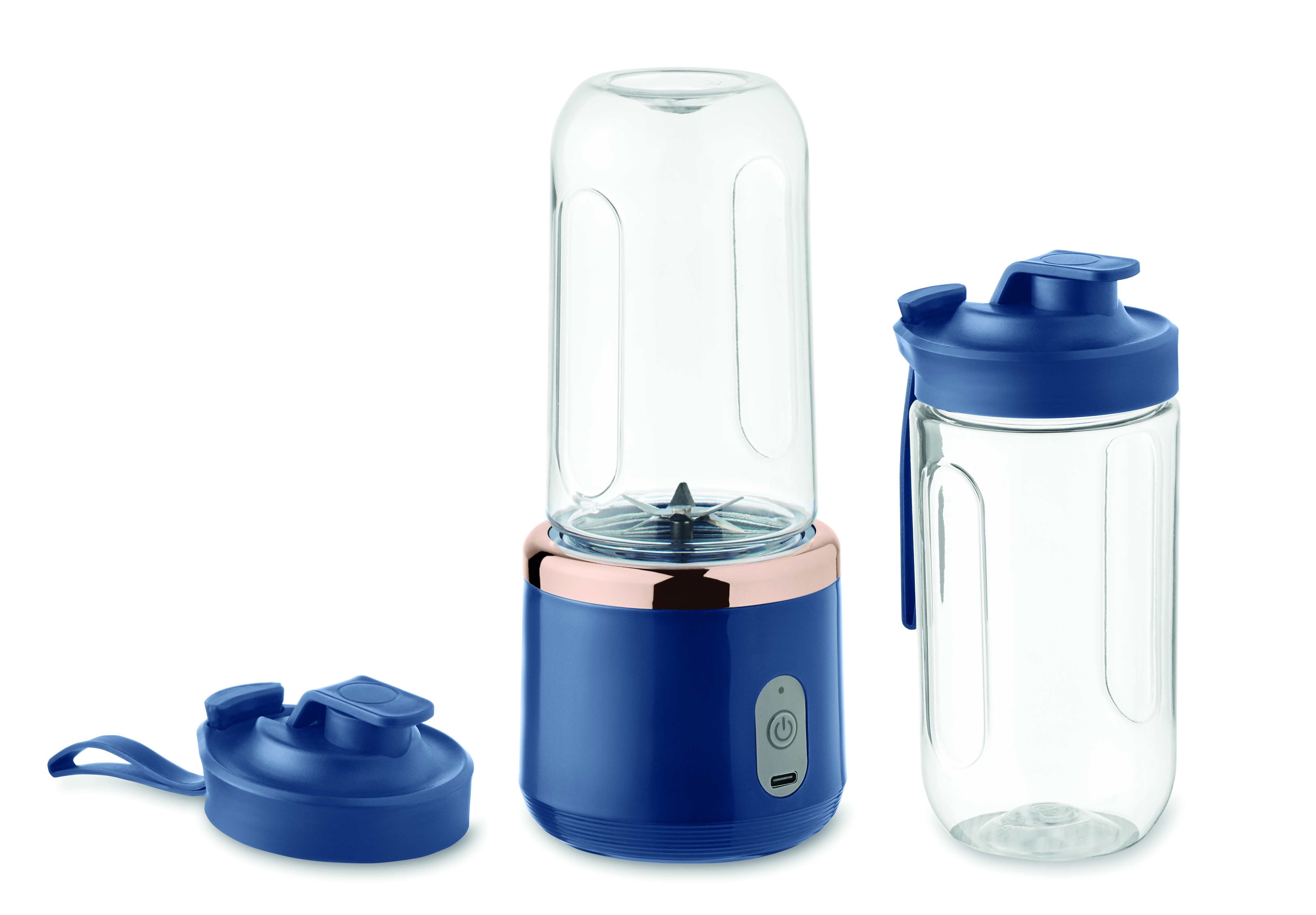 Mixeur portable à smoothie 6 lames 2 tasses PCTG 400 ml USB rechargeable