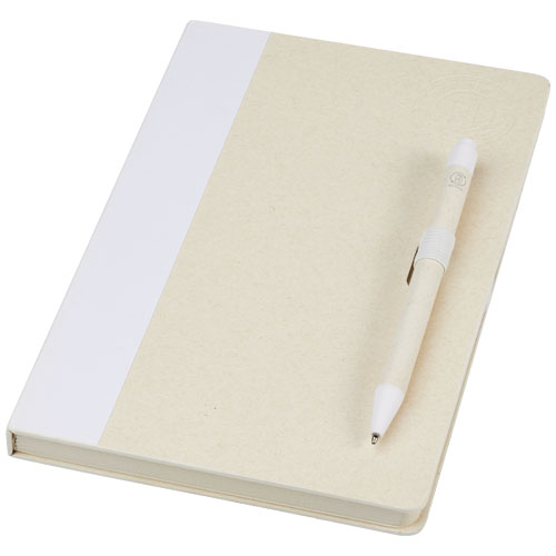 Ensemble carnet de notes format A5 et stylo bille