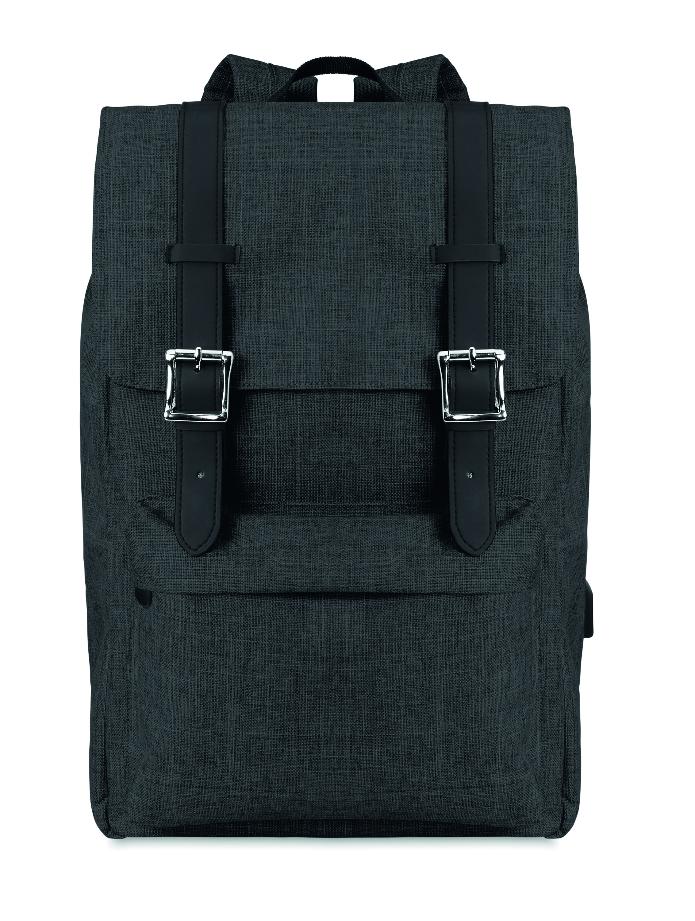 Polyester 600D sac à dos ordinateur 15 pouces avec port USB
