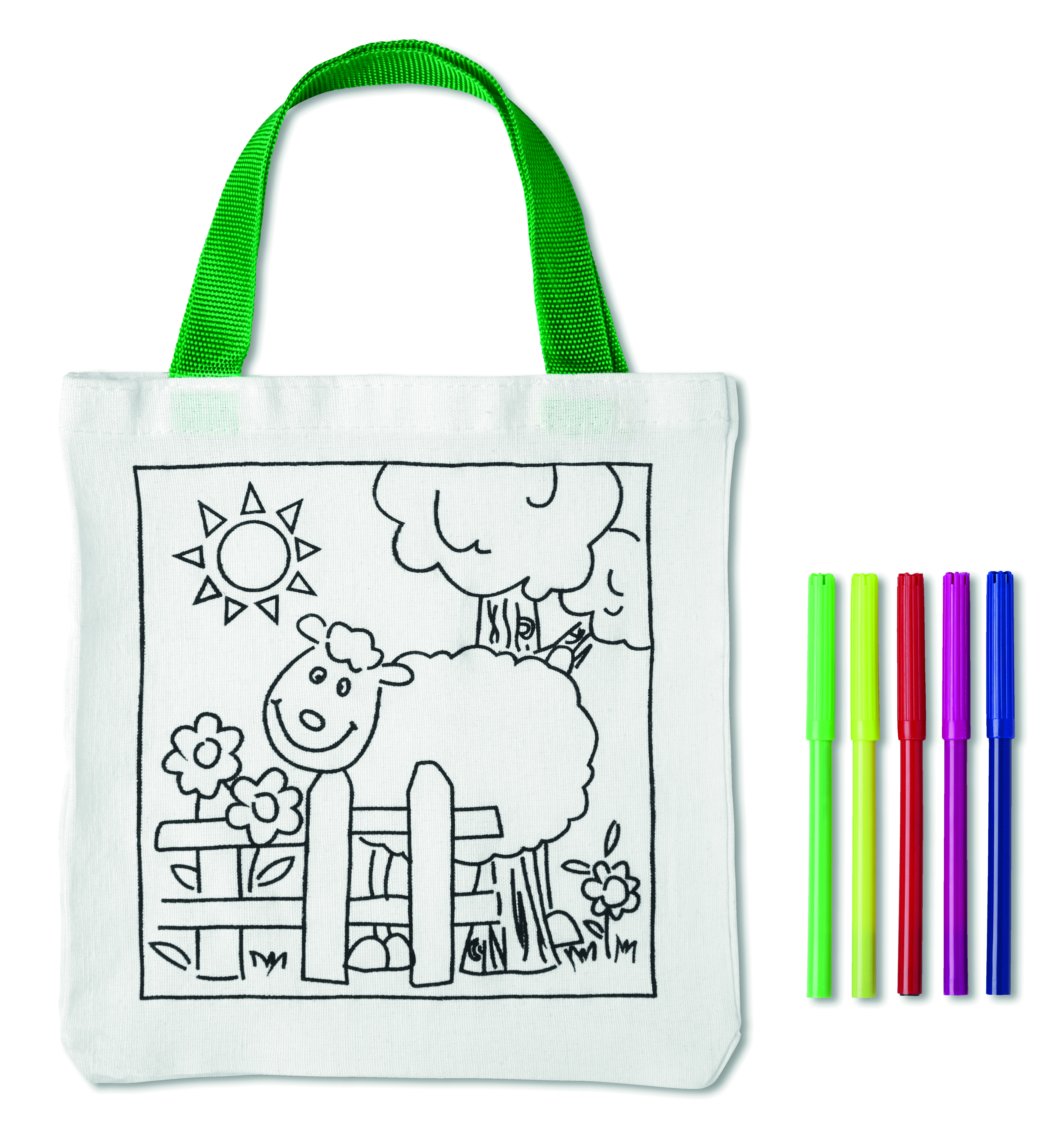 Sac coton à colorier personnalisable