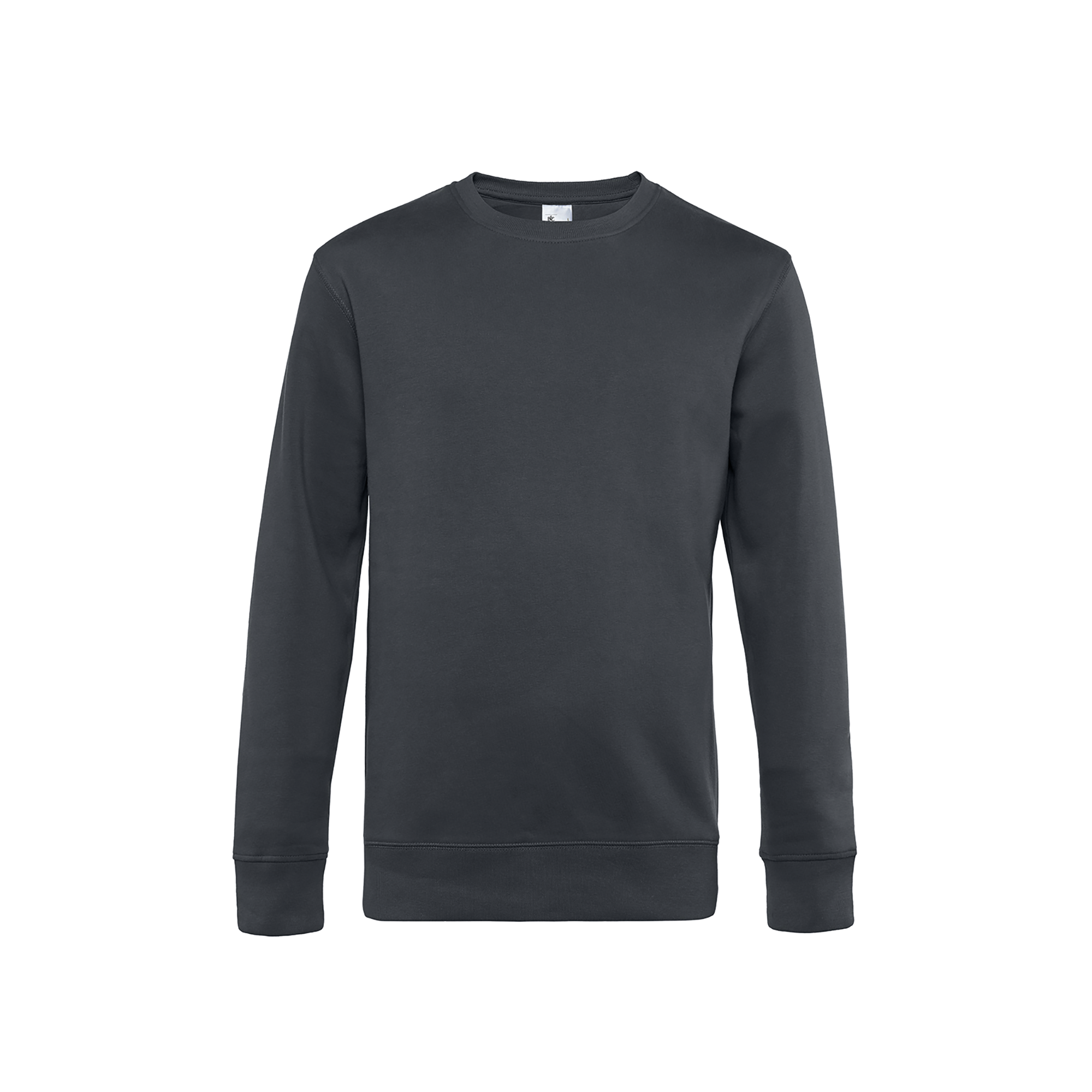 Sweat-shirt KING col rond en polycoton recyclé - Unisexe