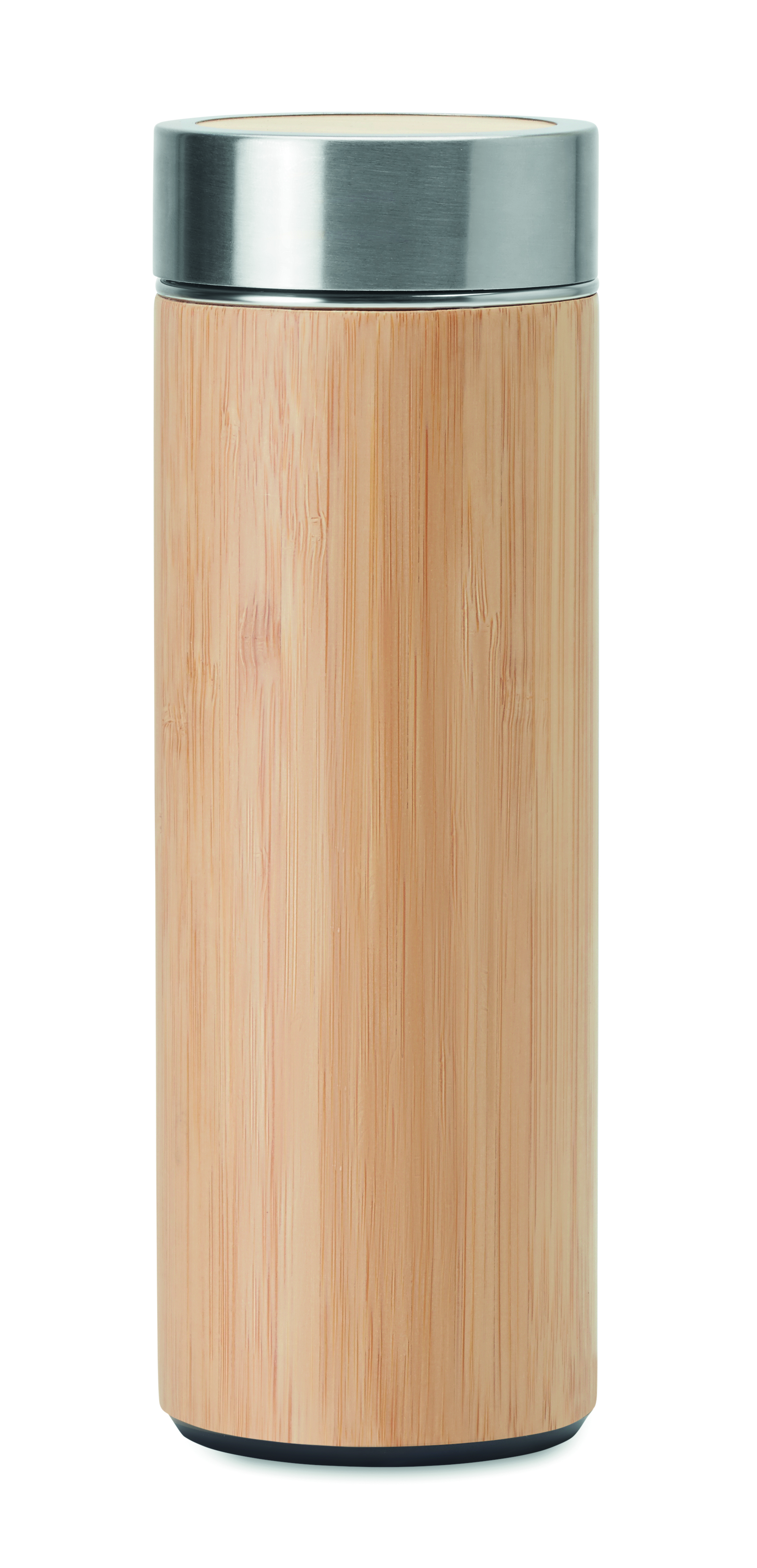 Double paroi inox bambou 400 ml gourde