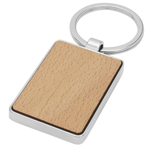 Rectangulaire porte-clés Mauro en bois de hêtre