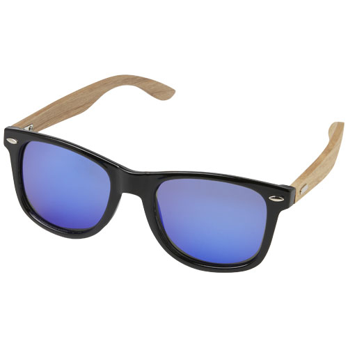 Lunettes de soleil polarisées miroir Hiru en rPET/bois