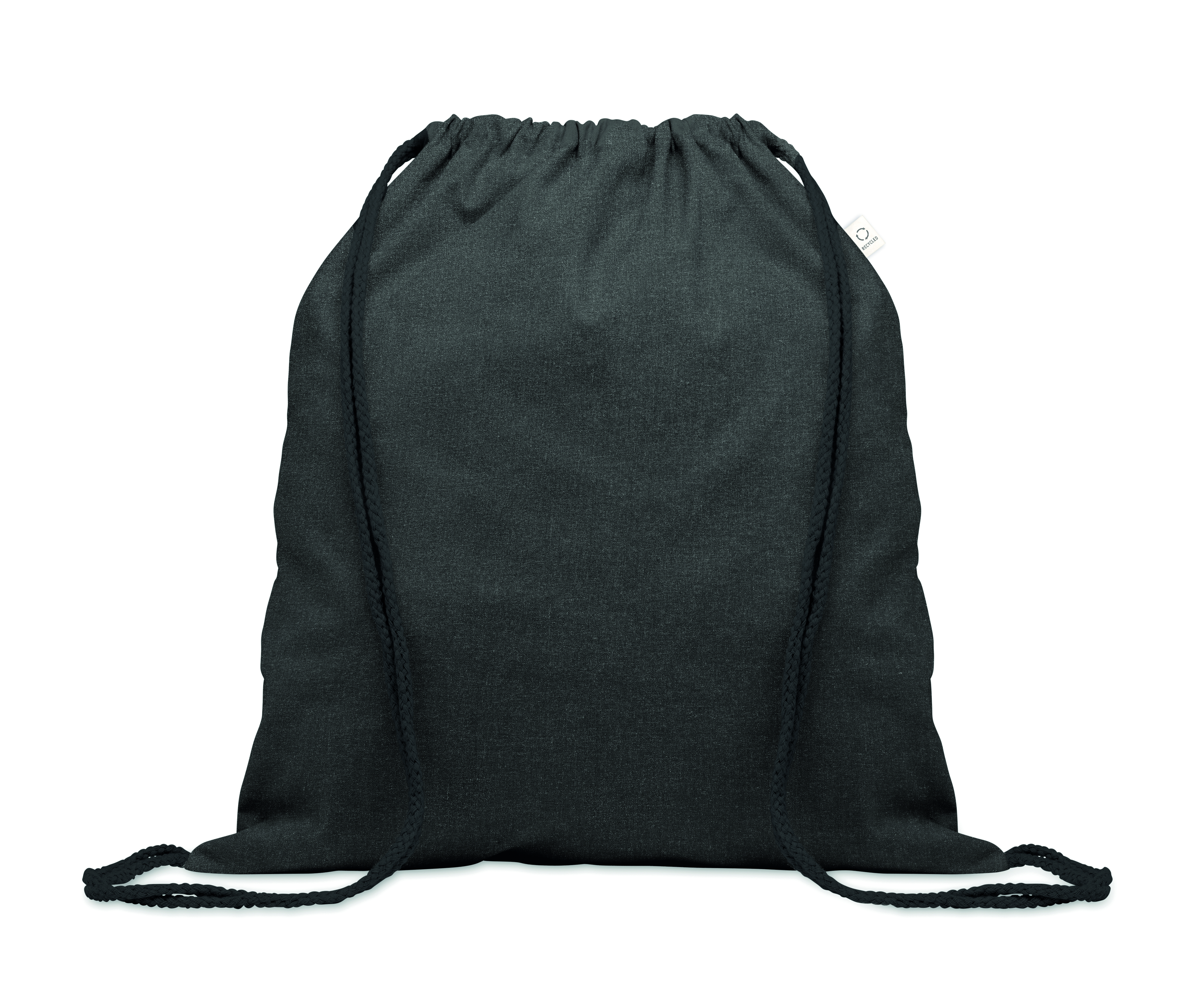 Sac à cordon en coton recyclé 140 g/m²