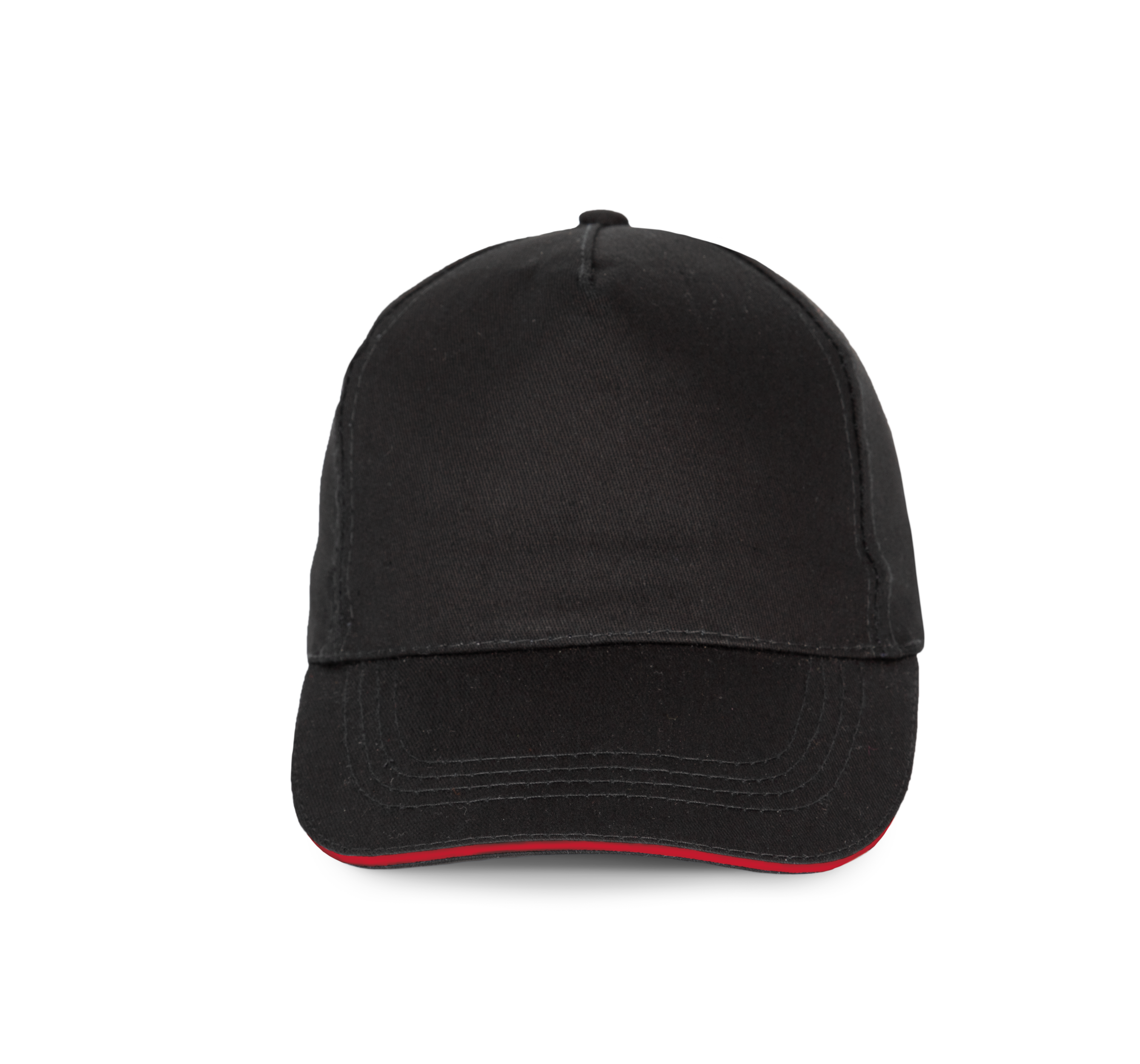 Casquette sandwich contrasté - 5 panneaux en coton