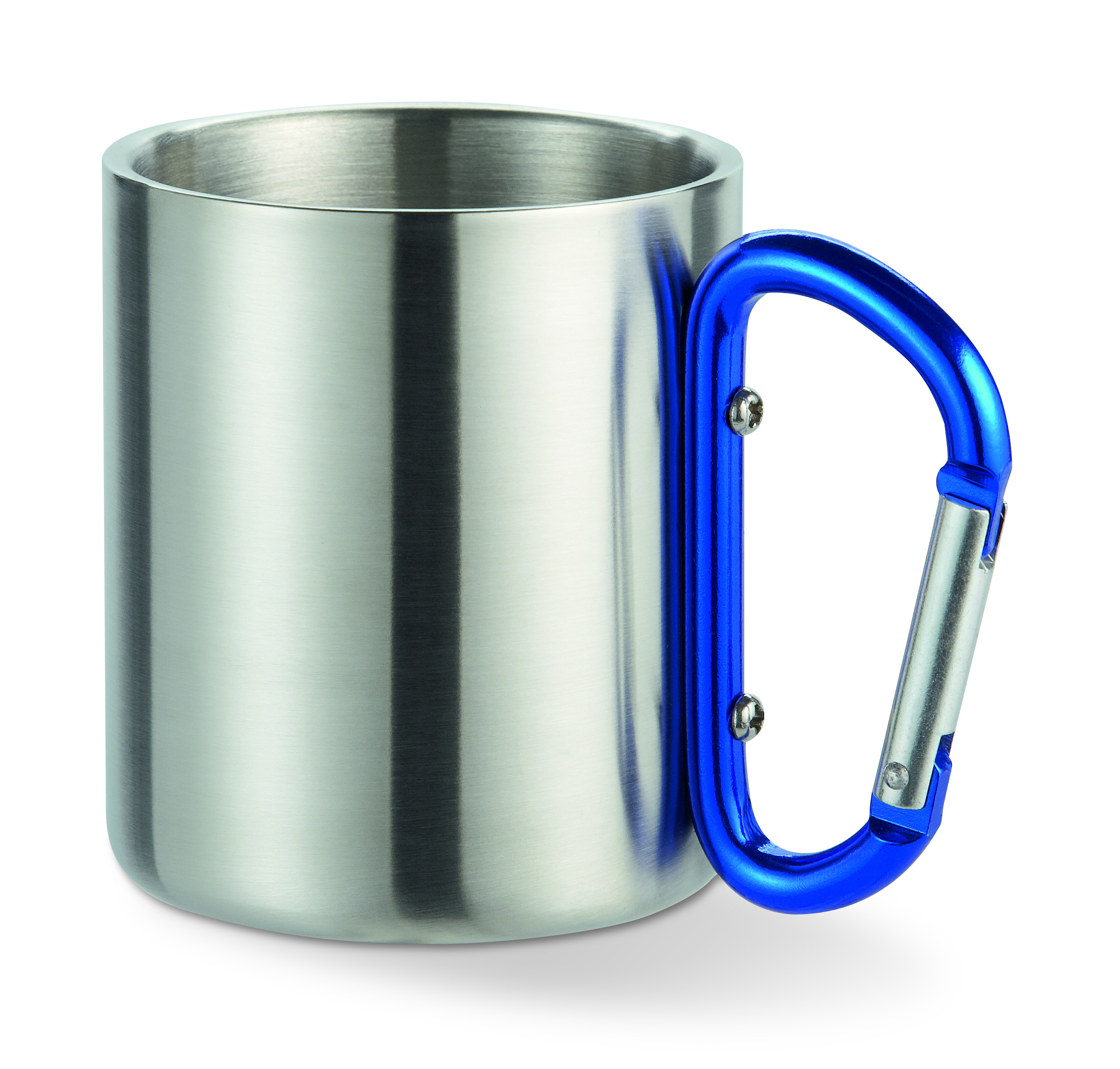 Mug acier inoxydable double paroi avec anse mousqueton