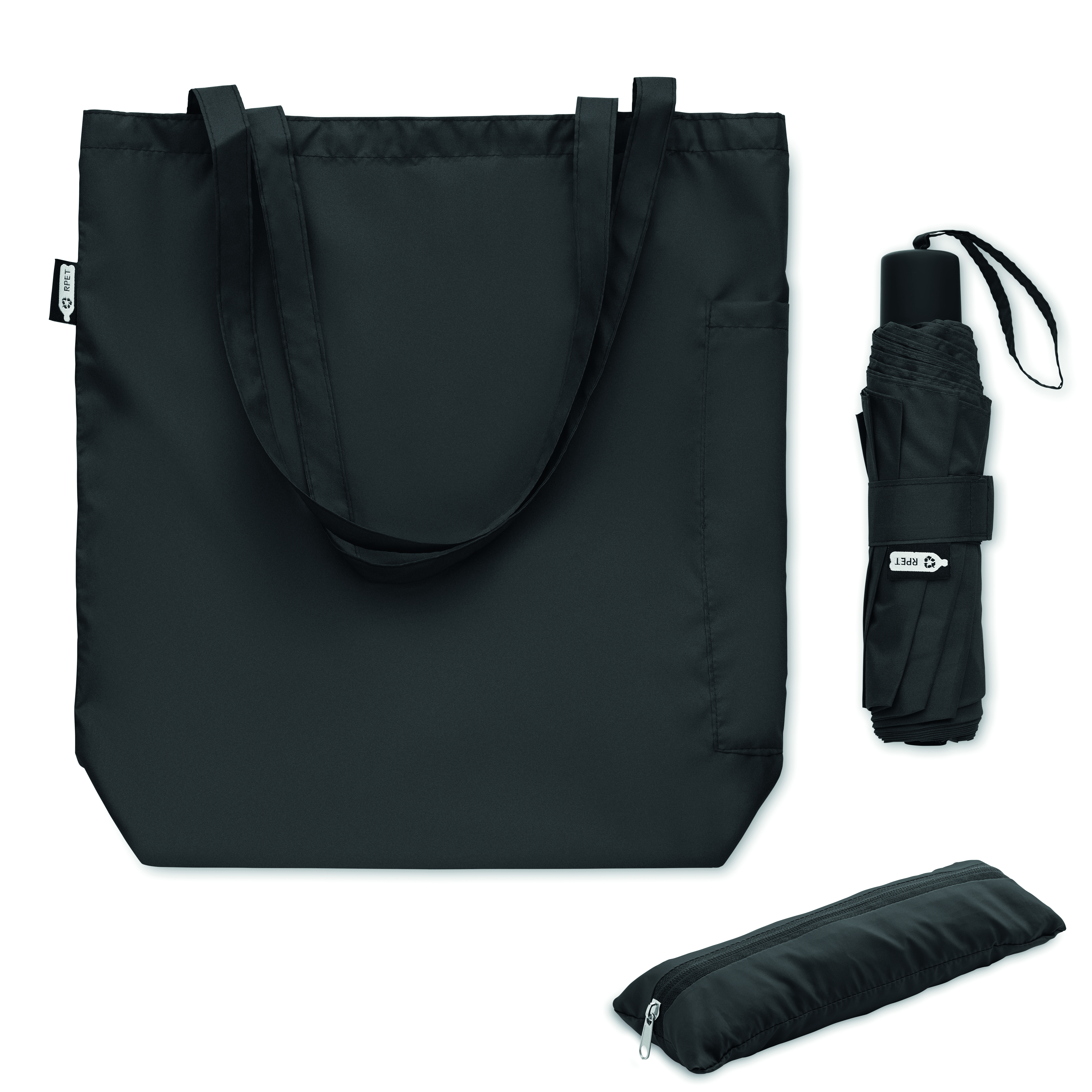 Parapluie tempête 21'' et tote bag