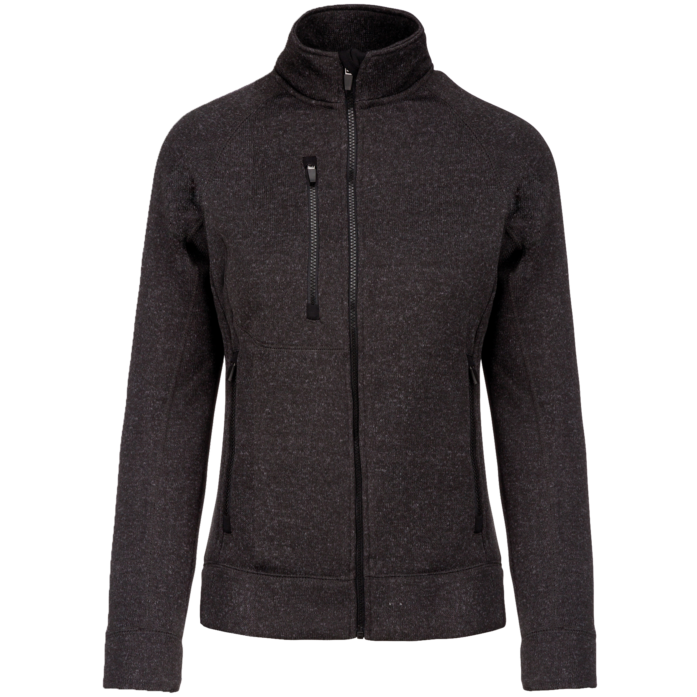 Sweat-shirt zippé K9107 en polyester - Femme