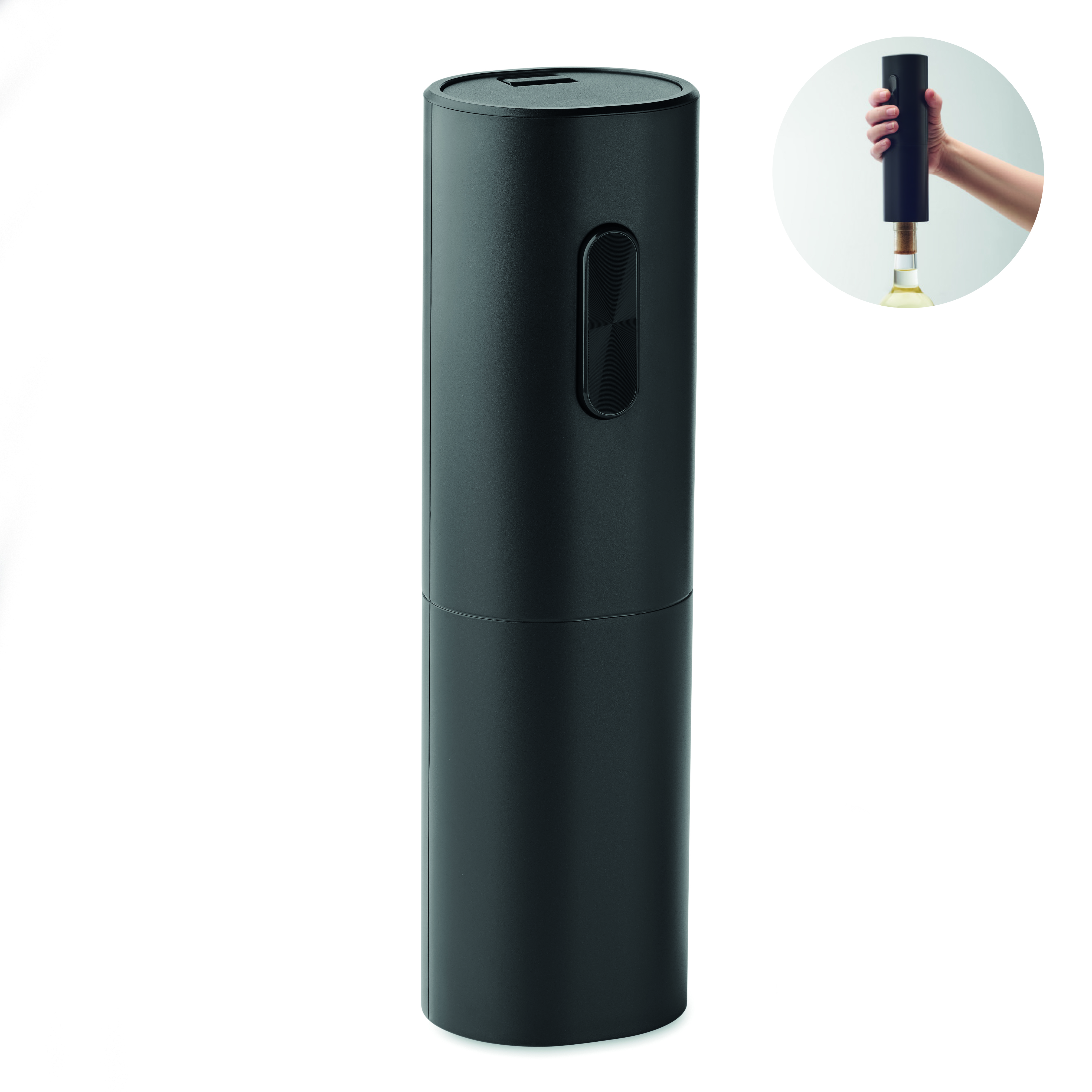 Ouvre-bouteille électrique noir mat ABS