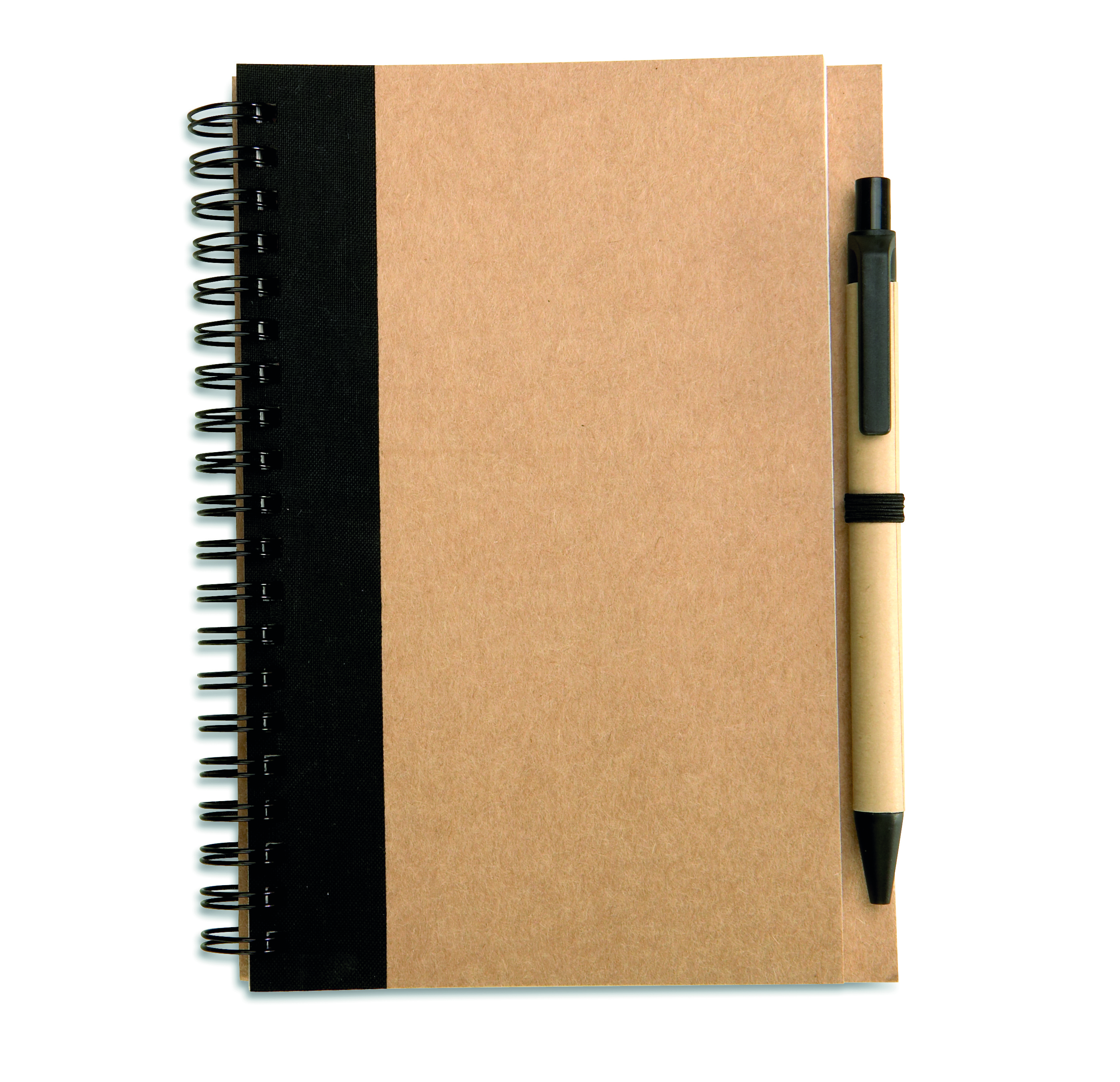 Bloc-notes recyclé et stylo