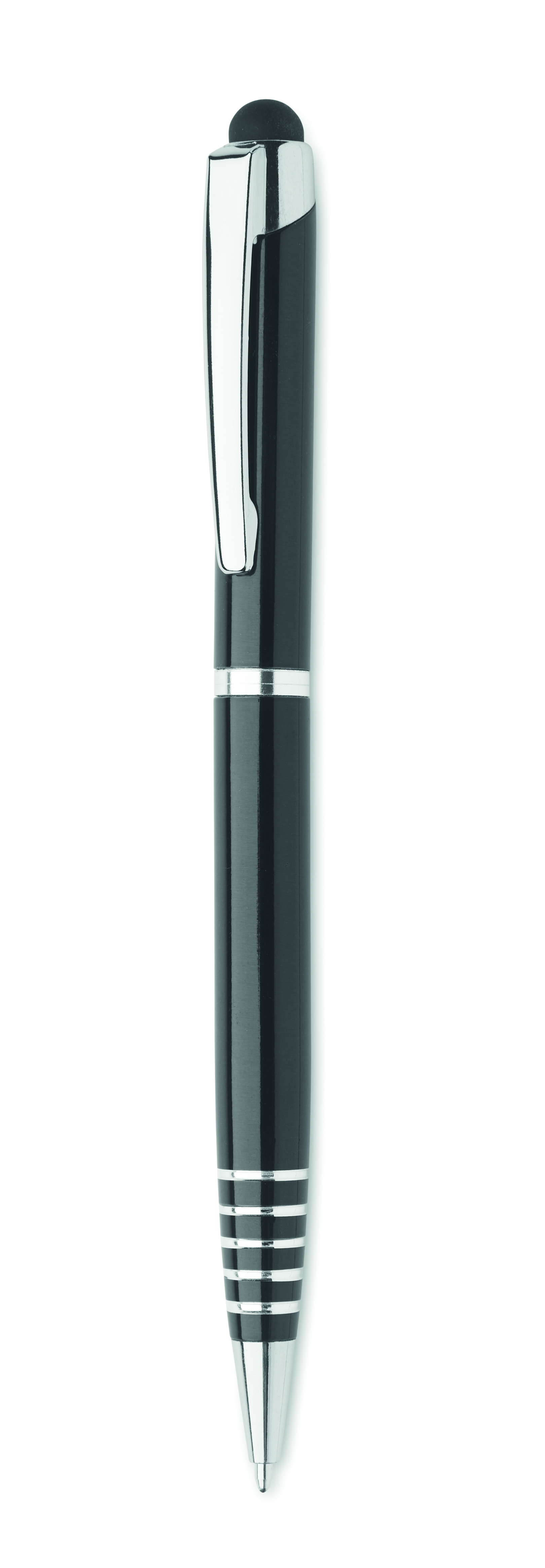 En aluminium recyclé à encre bleue stylo à bille stylet