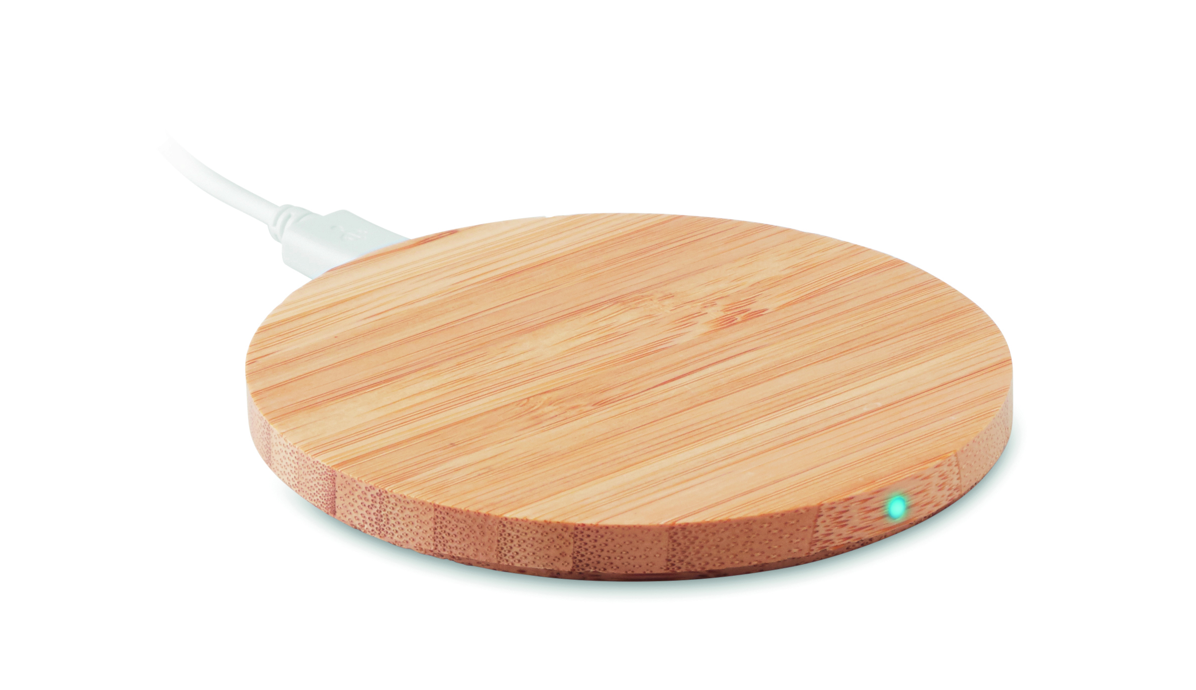 Chargeur sans fil en bambou 15W