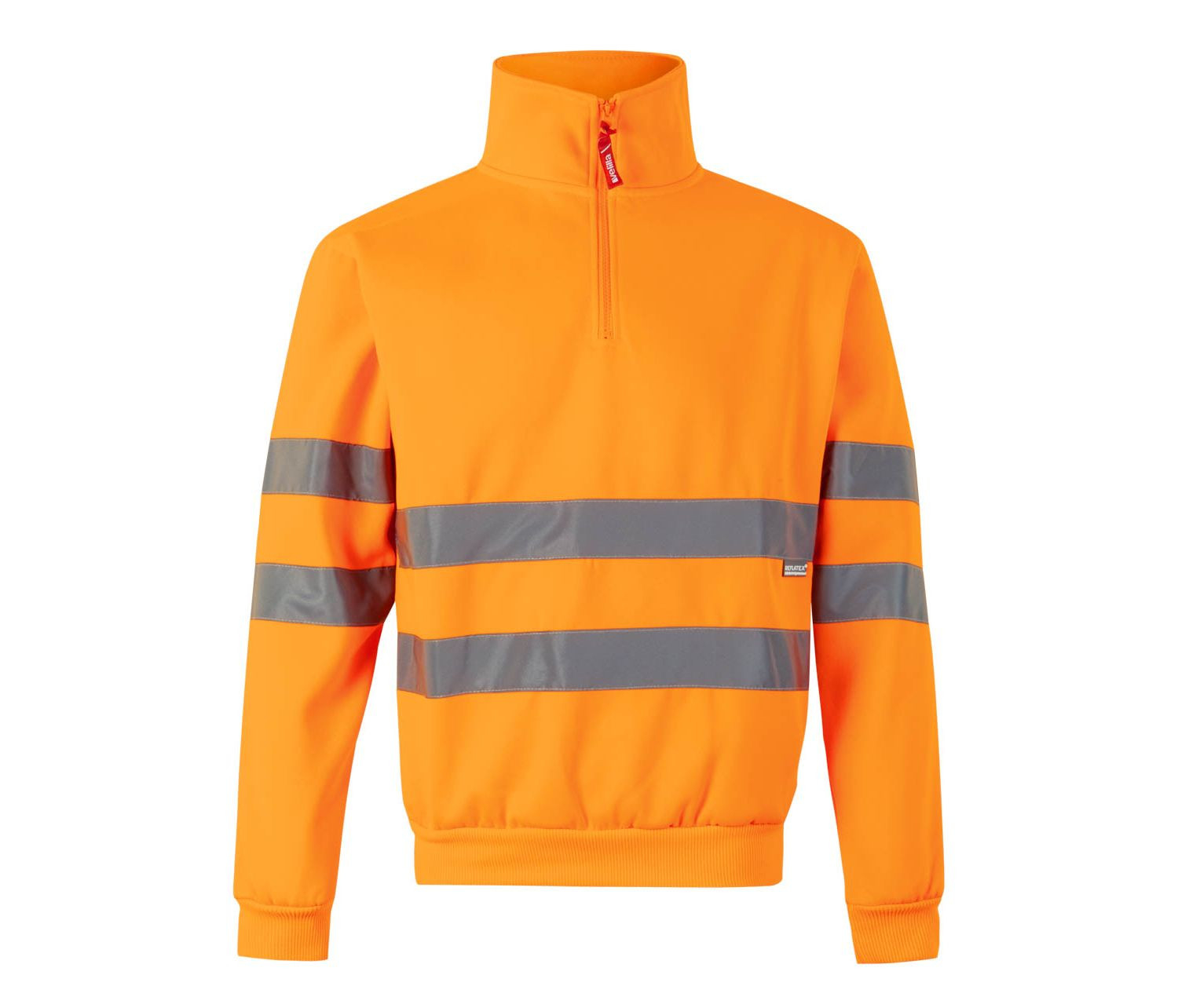 SWEAT DEMI-ZIPPÉ HAUTE VISIBILITE