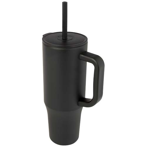Gobelet isotherme Brady 900 ml certifié RCS avec paille en silicone