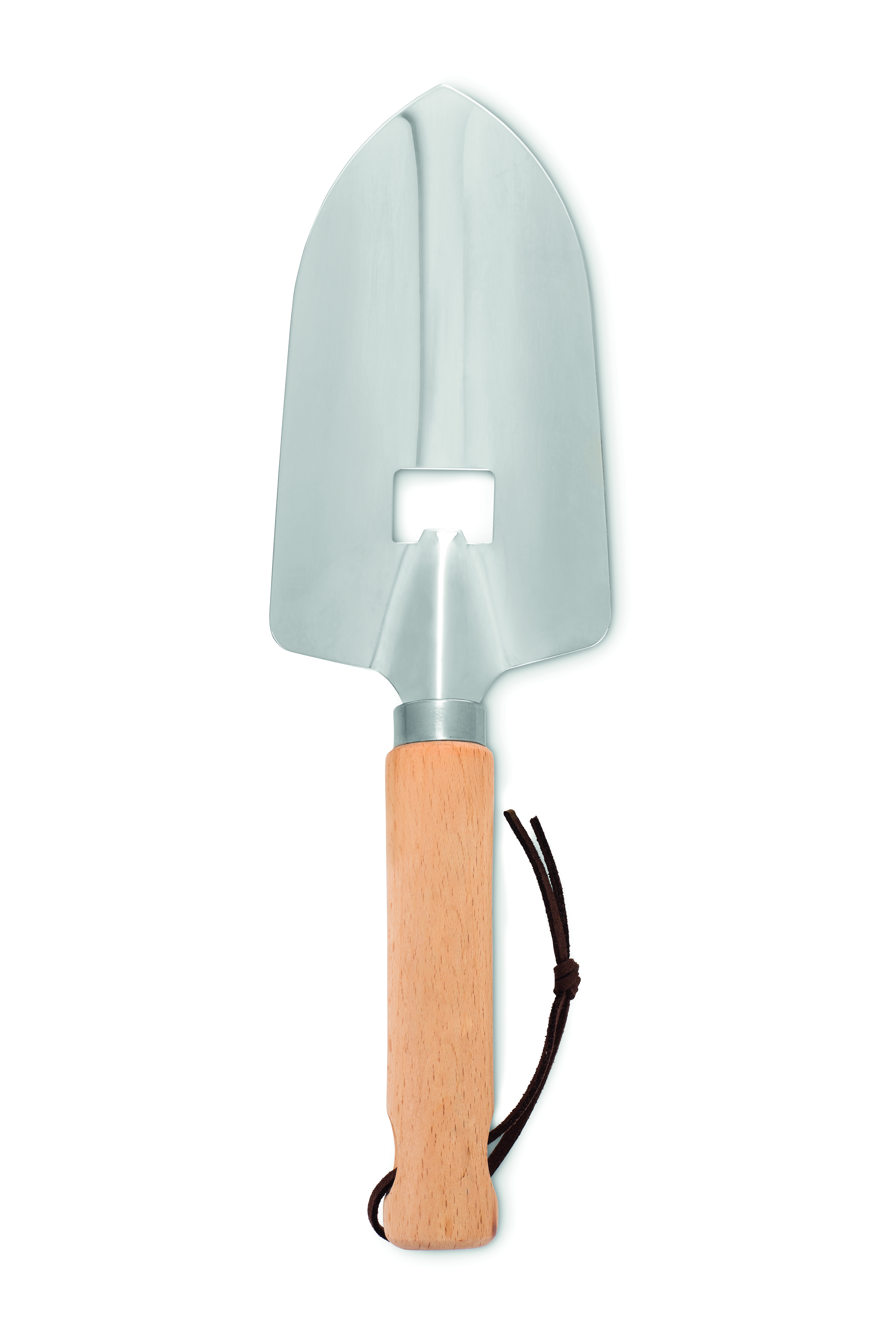 Petite pelle décapsuleur en bois et acier inoxydable
