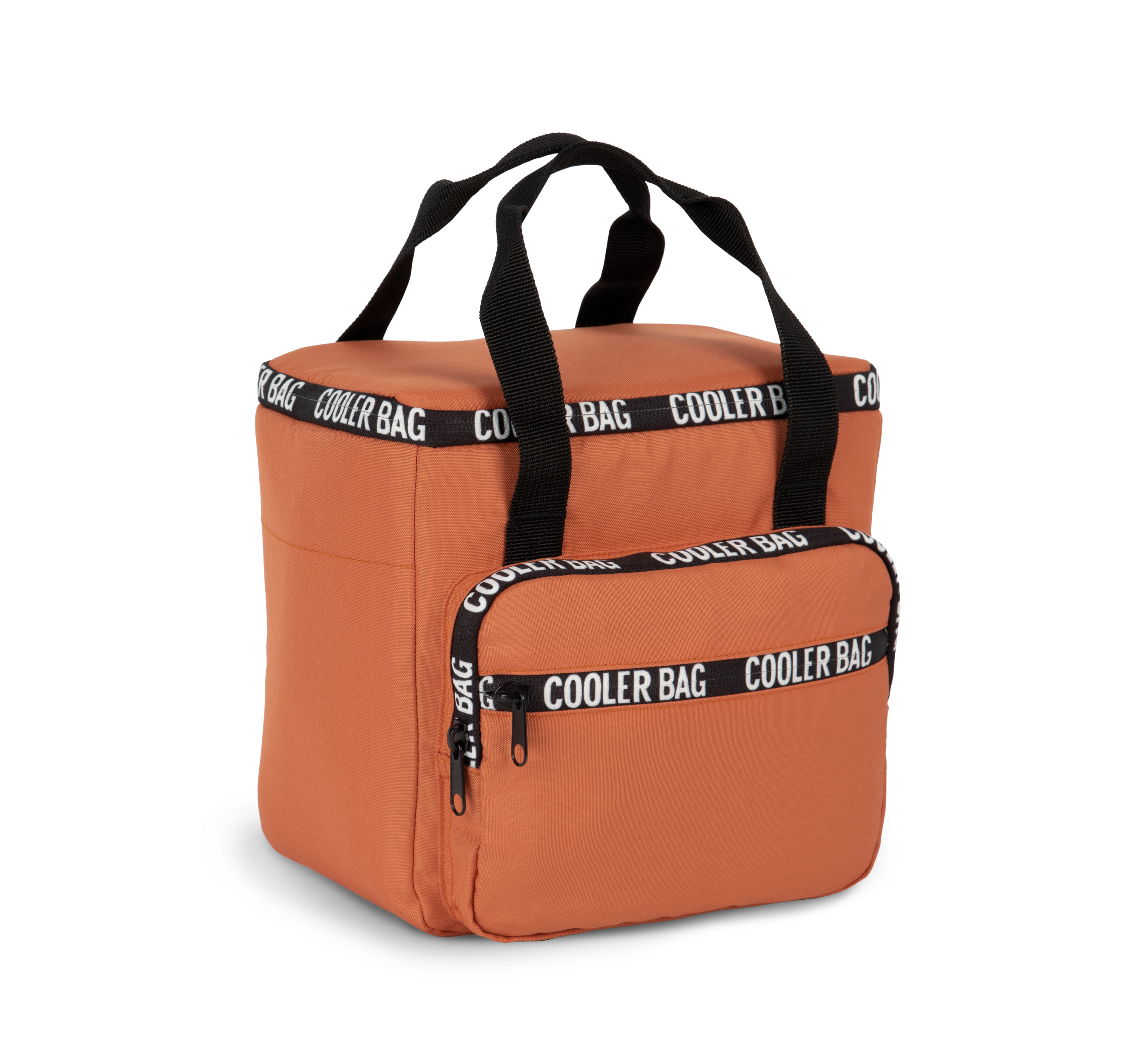 Sac isotherme recyclé avec poche frontale en polyester recyclé