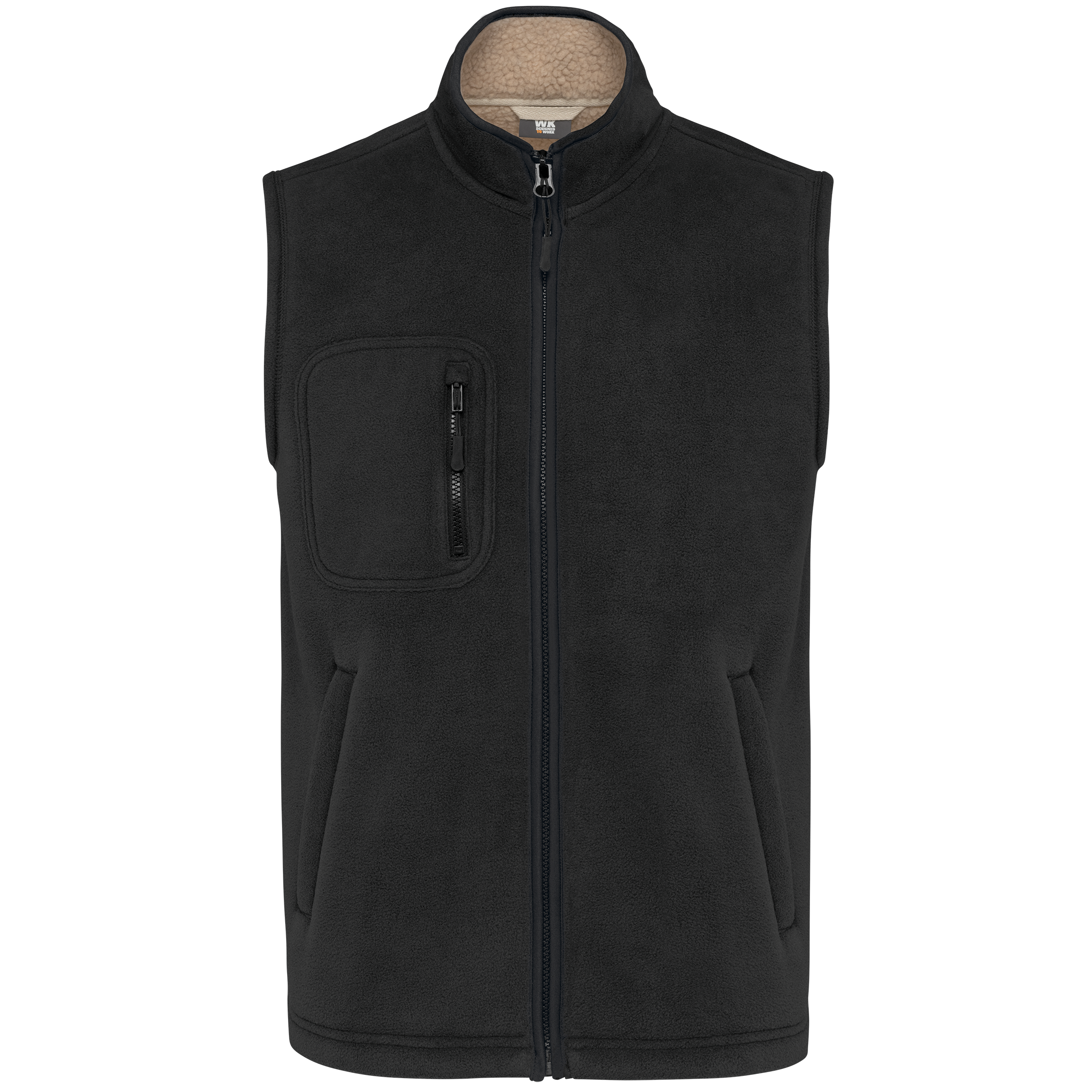 Bodywarmer polaire avec intérieur sherpa en polyester - Unisexe