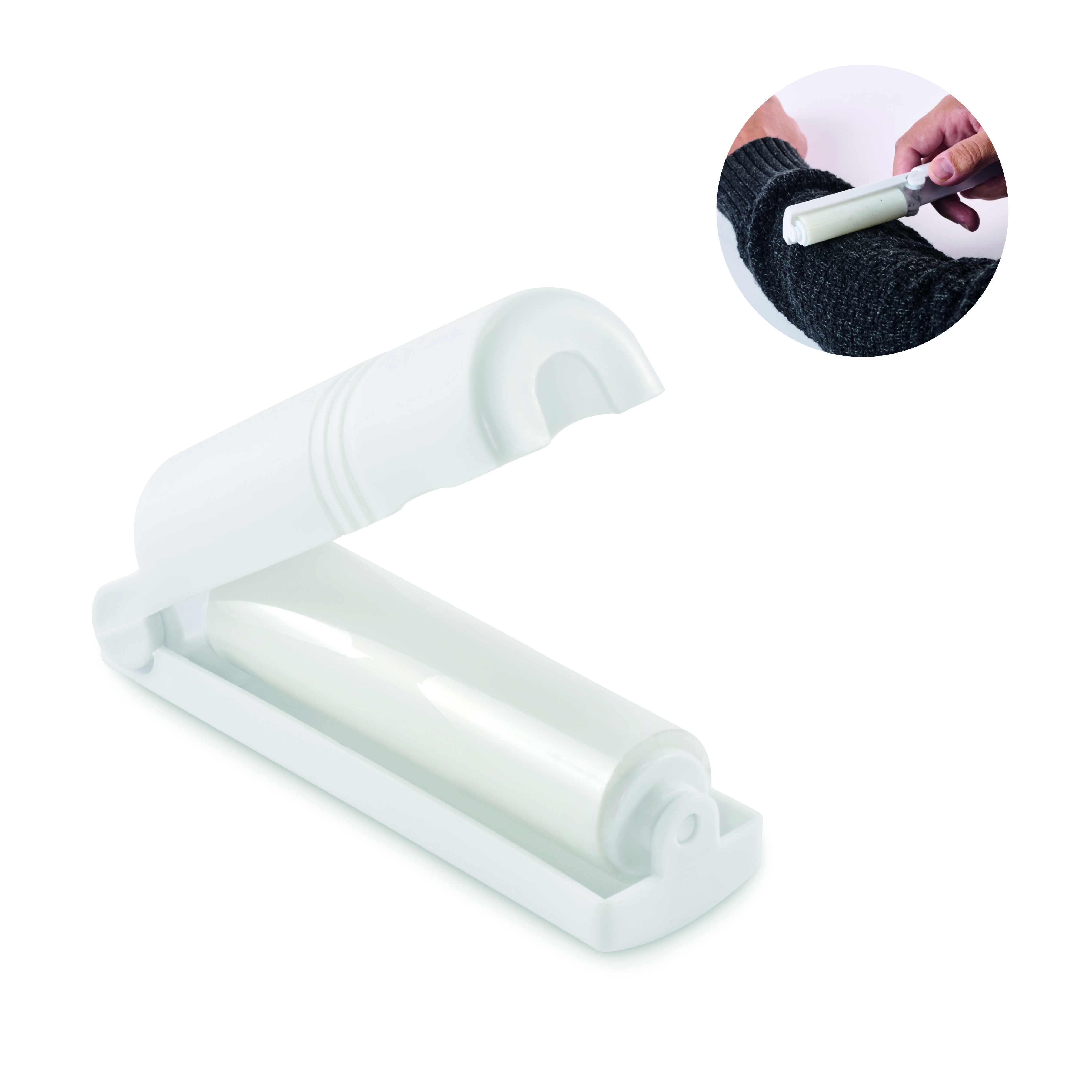 Rouleau adhésif réutilisable lavable pour vêtements