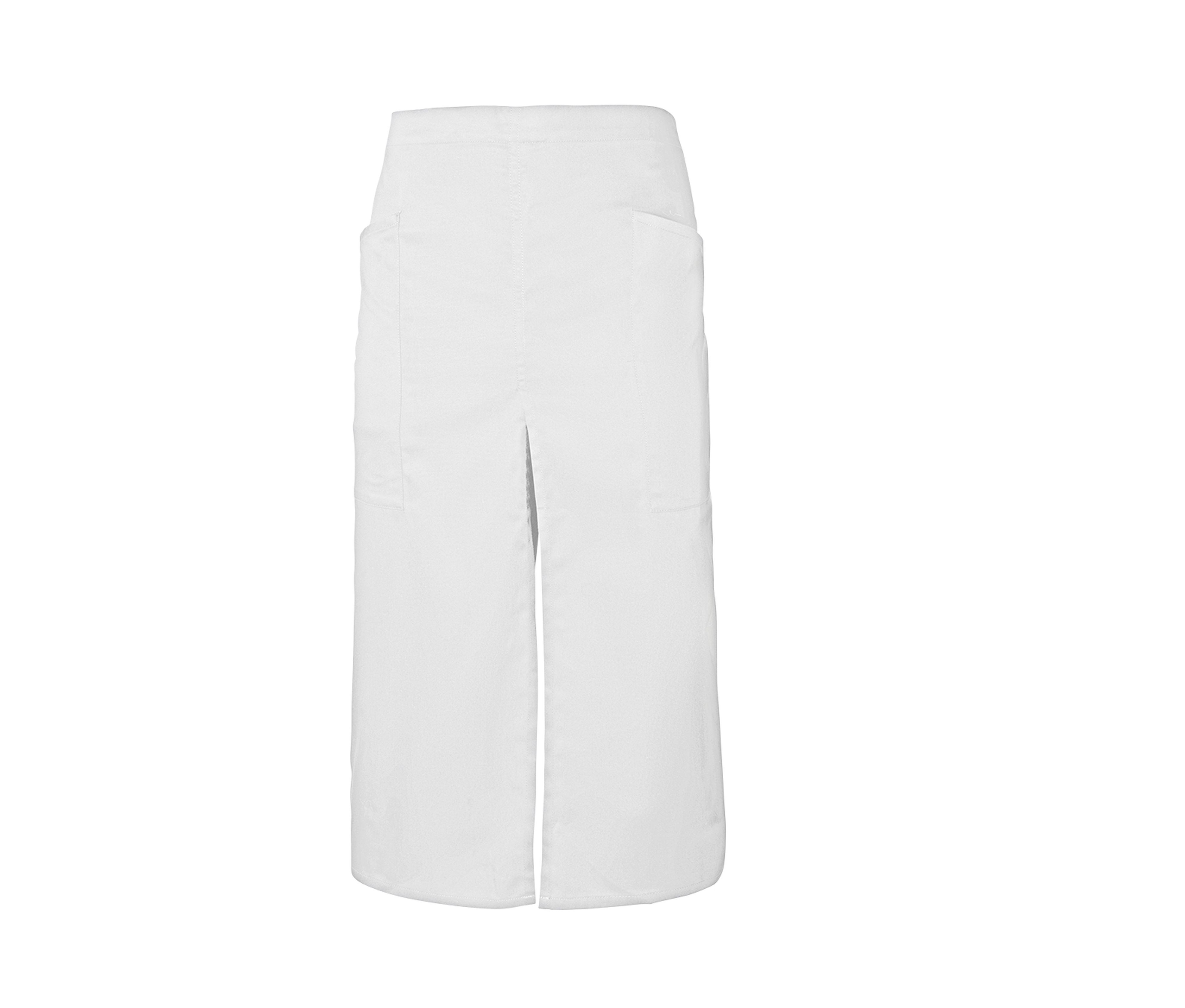 Tablier long avec Ouverture et poches en polyester/coton - Unisexe