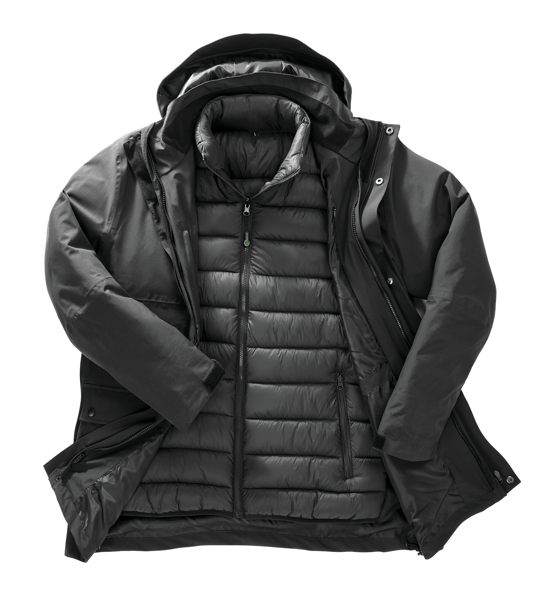 Doudoune Ripstop recyclée 3 en 1 en polyester recyclé