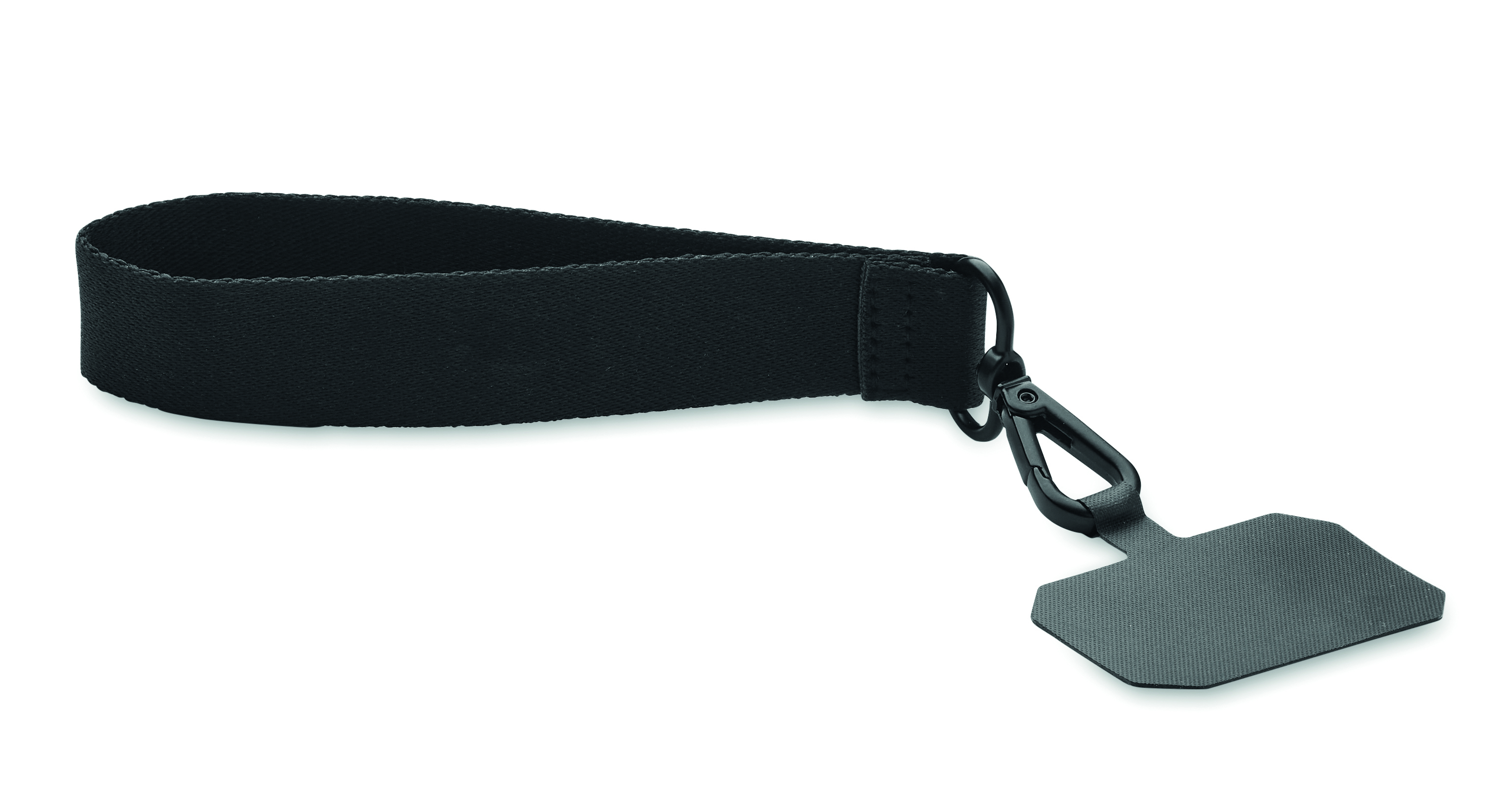 Sangle téléphone polyester avec boucle de sécurité 2,5 cm