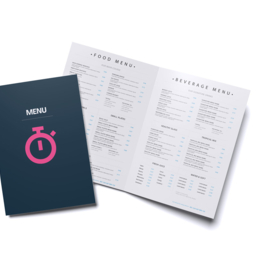 50 Menus de Restaurant Personnalisé A4