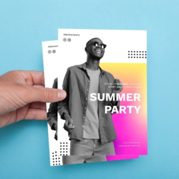 500 Flyers 9,9 x 21 (DL) cm