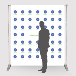 Photocall Personnalisé - Structure tube - 204 x 220 cm