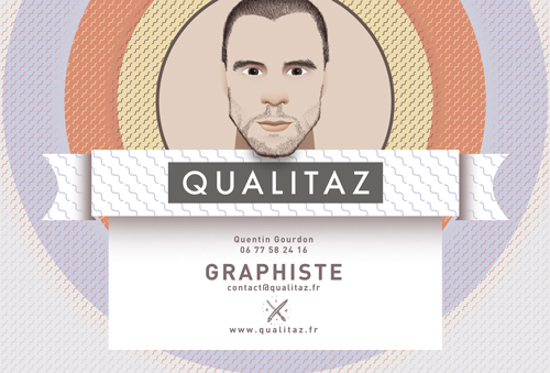 exemple carte postale graphiste